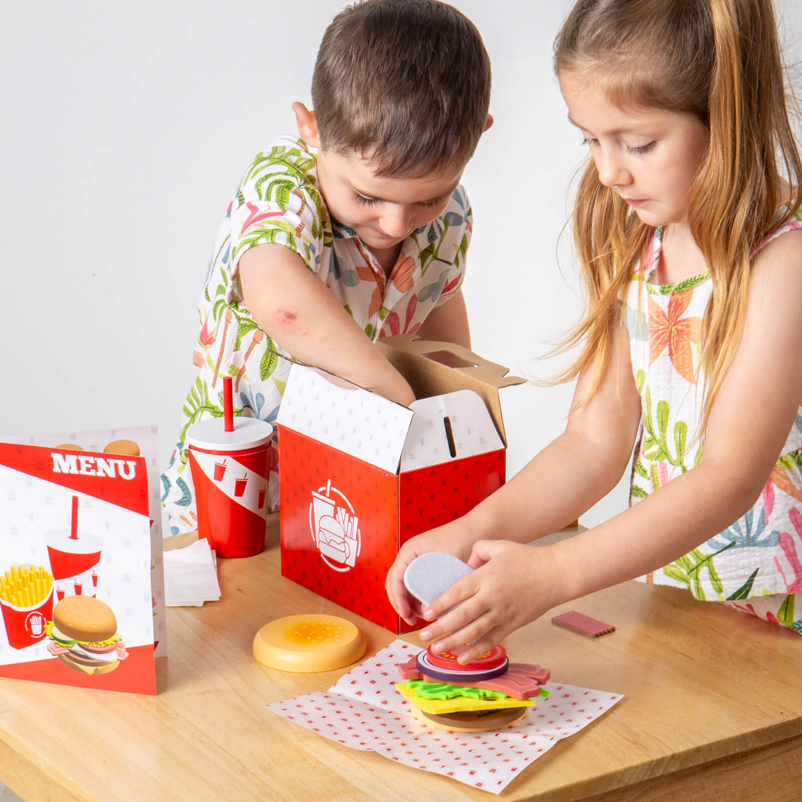Burger and Fries Play Set
