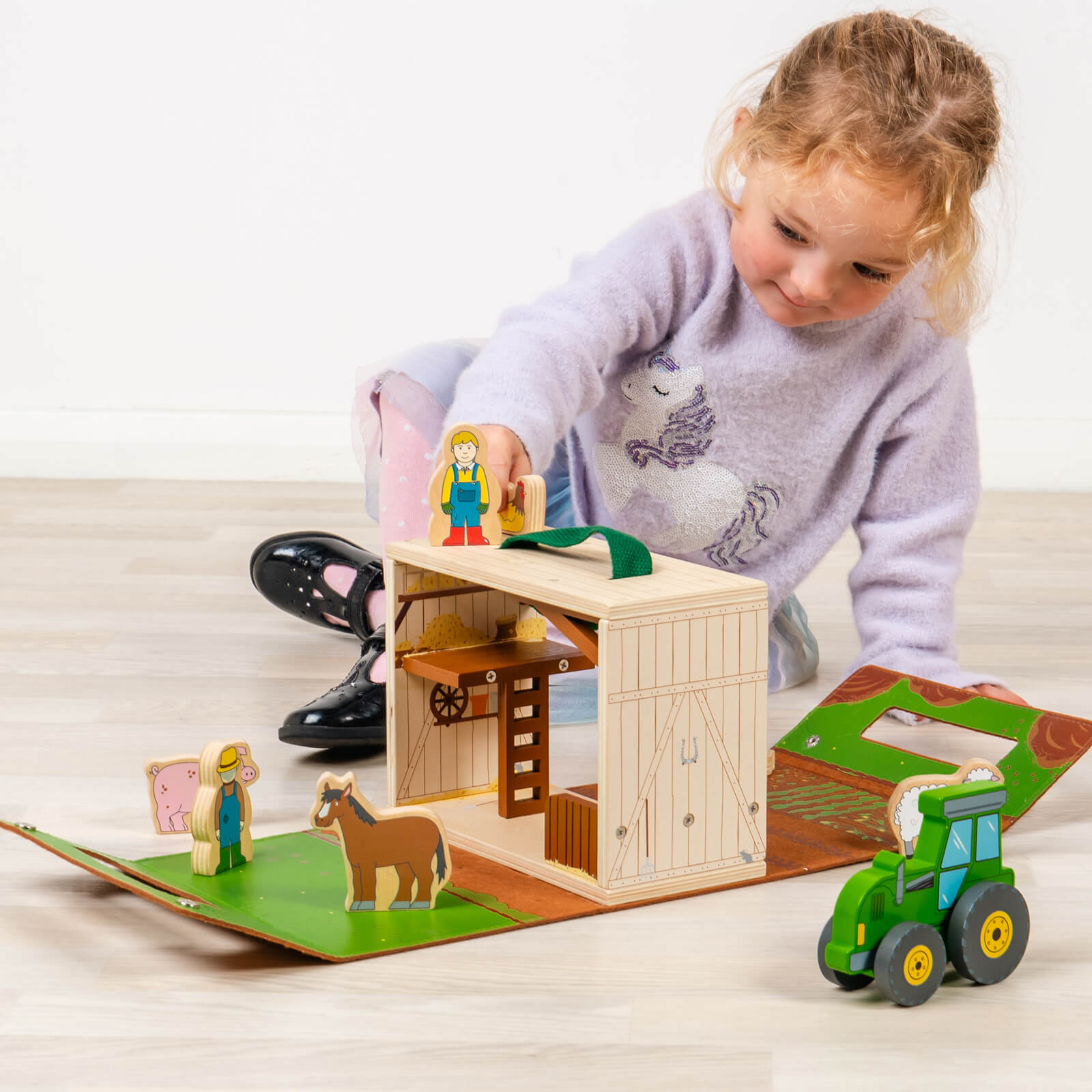 Farm On The Go Play Set