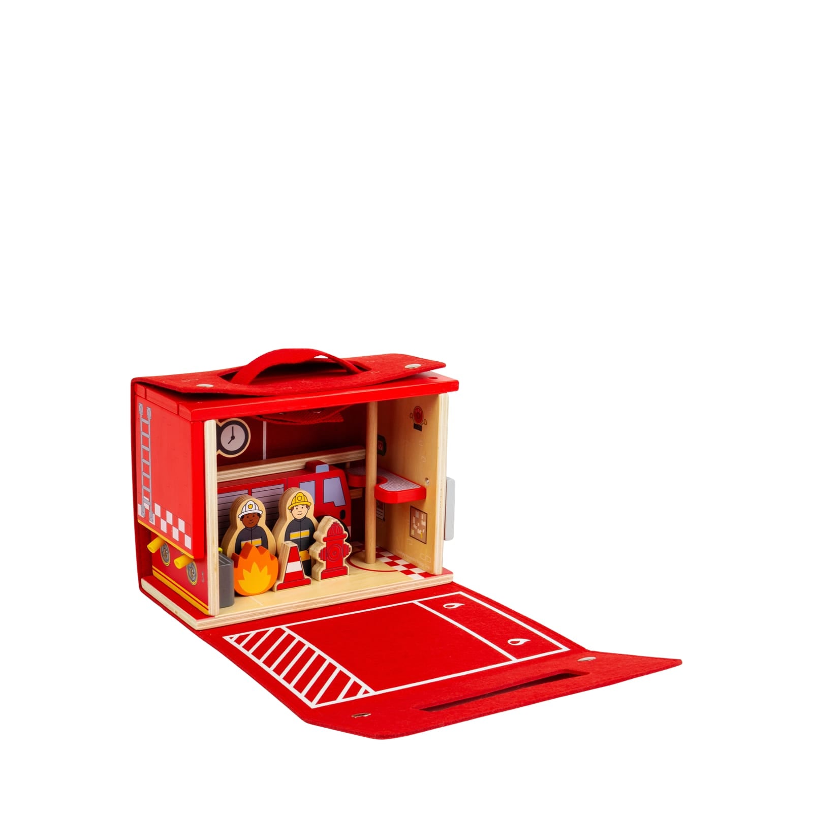 Fire Station On The Go Play Set