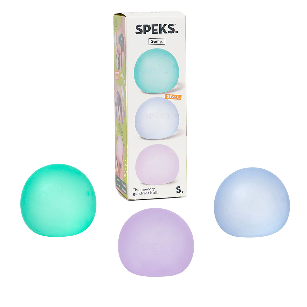 Gump Stress Ball 3 Pack - Cool