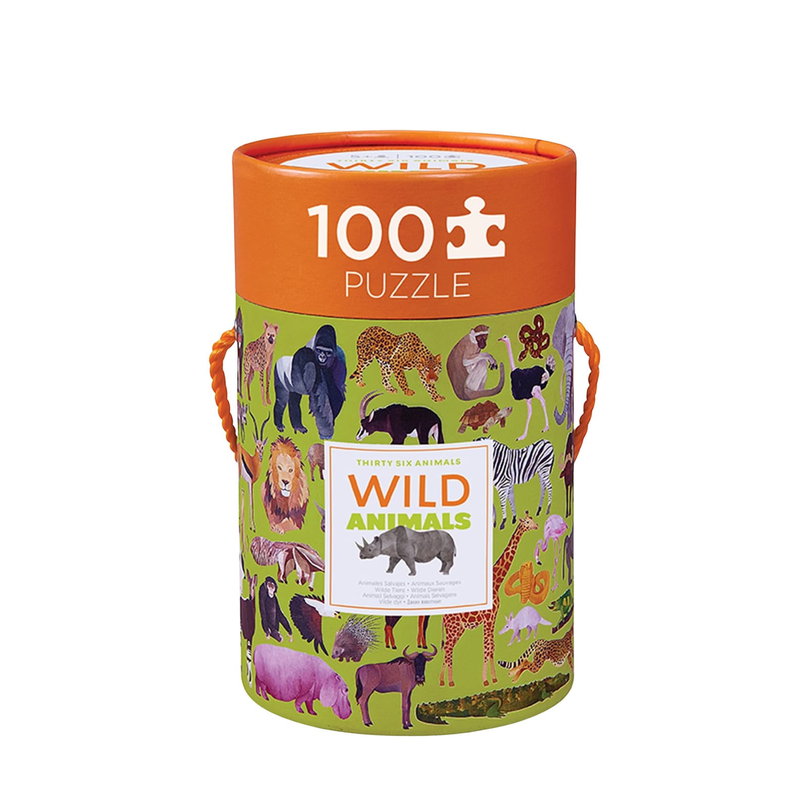 36 Wild Animals - 100 Piece Puzzle