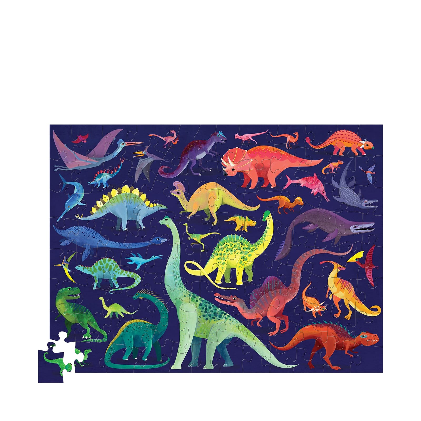 36 Dinosaurs - 100 Piece Puzzle