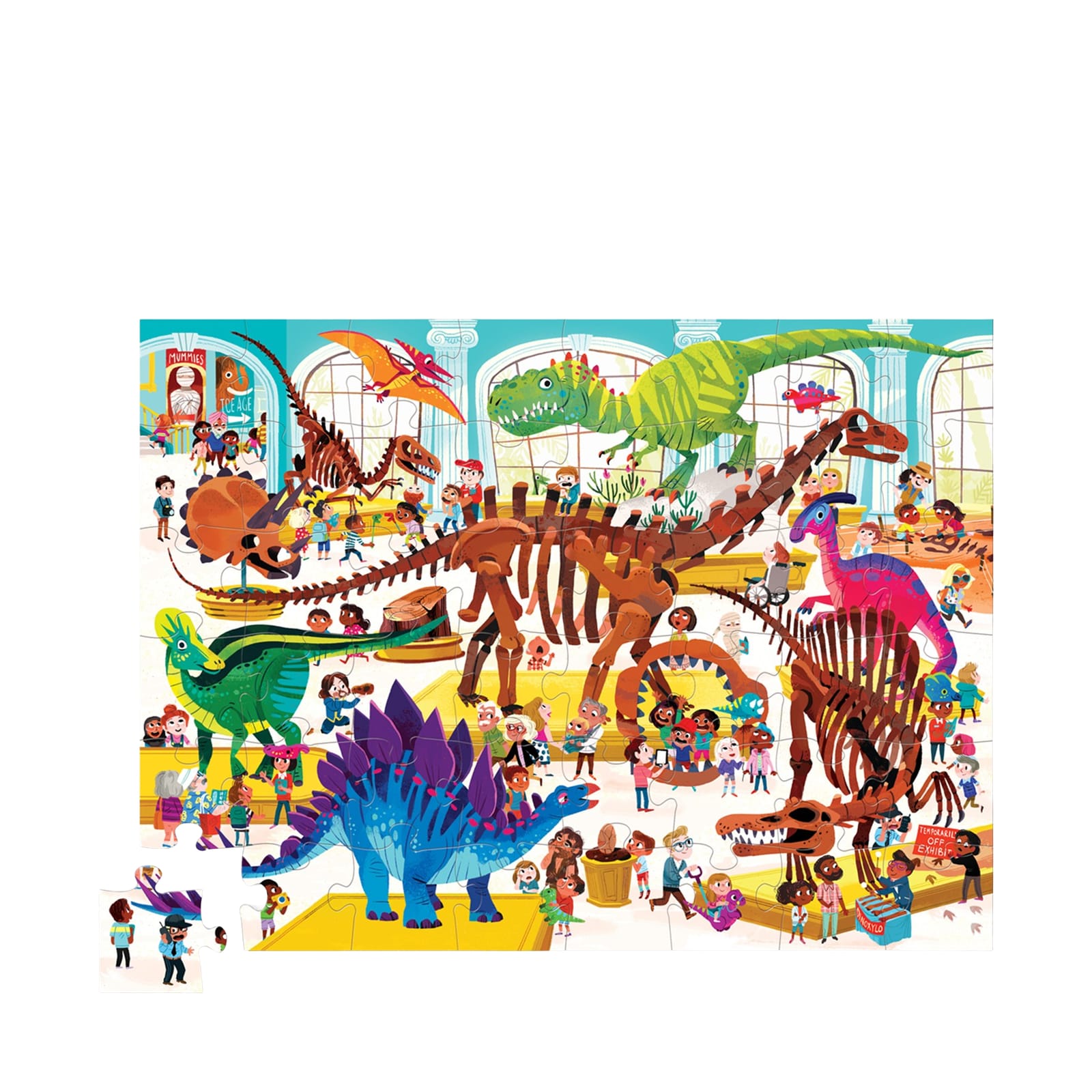 Day at the Dinosaur Museum - 48 Piece Puzzle