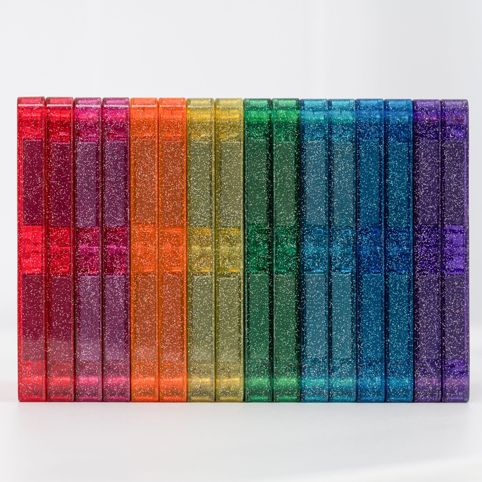 Magnetic Tiles Castle Glitter Pack - 48 Pieces