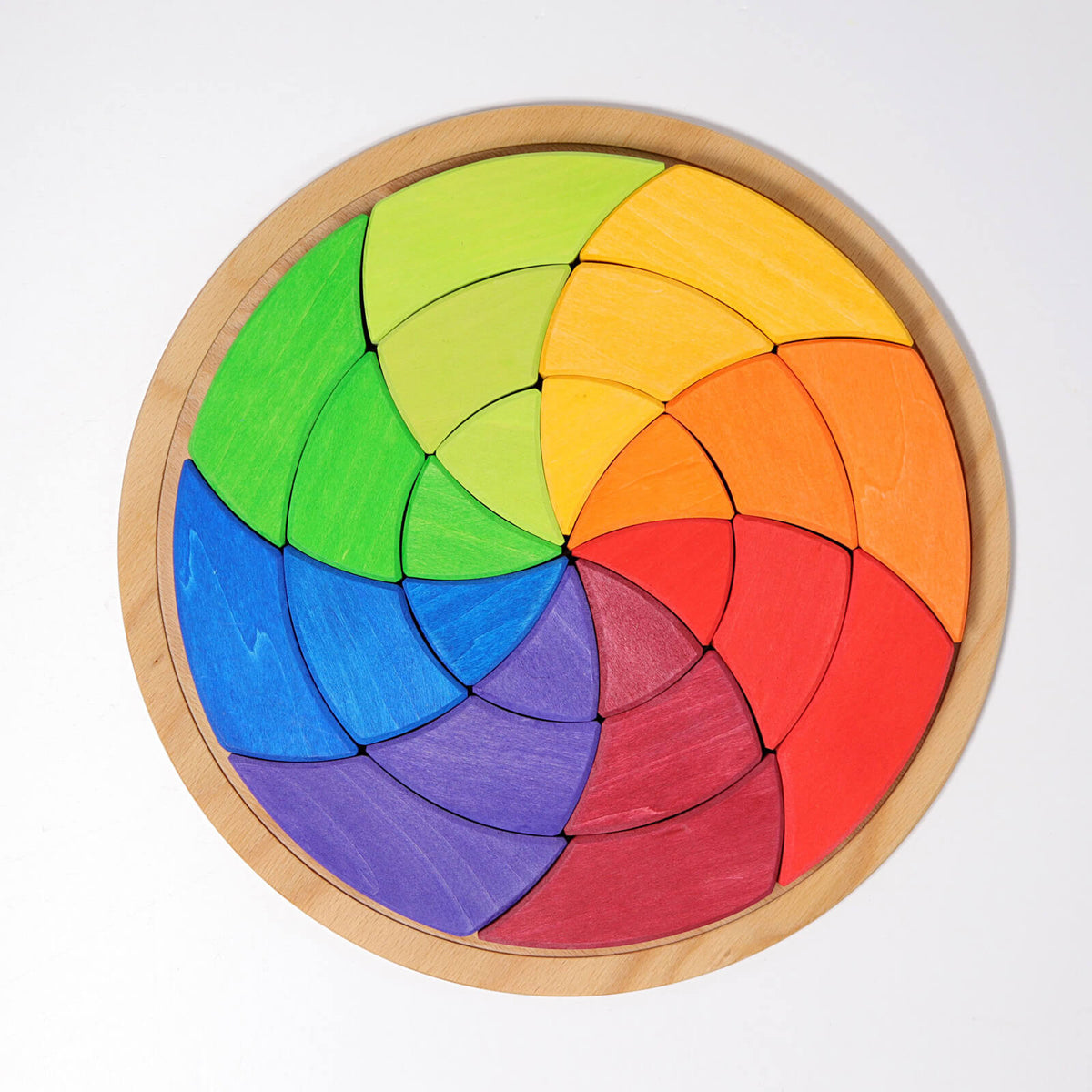 Large Colour Circle Goethe Building Block Puzzle