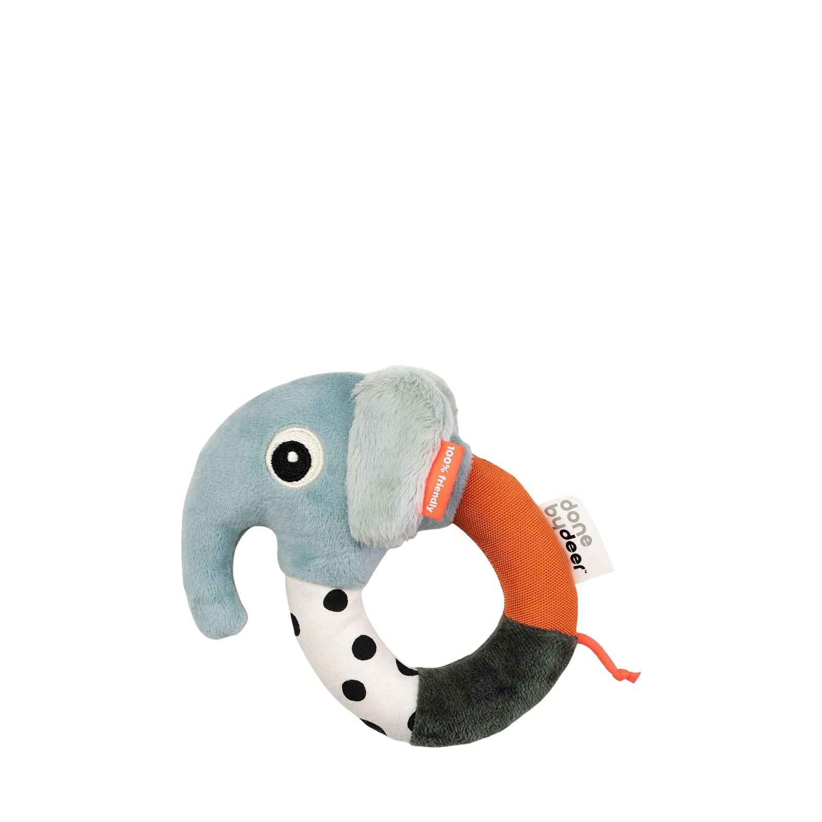 Sensory Ring Rattle - Elphee Blue