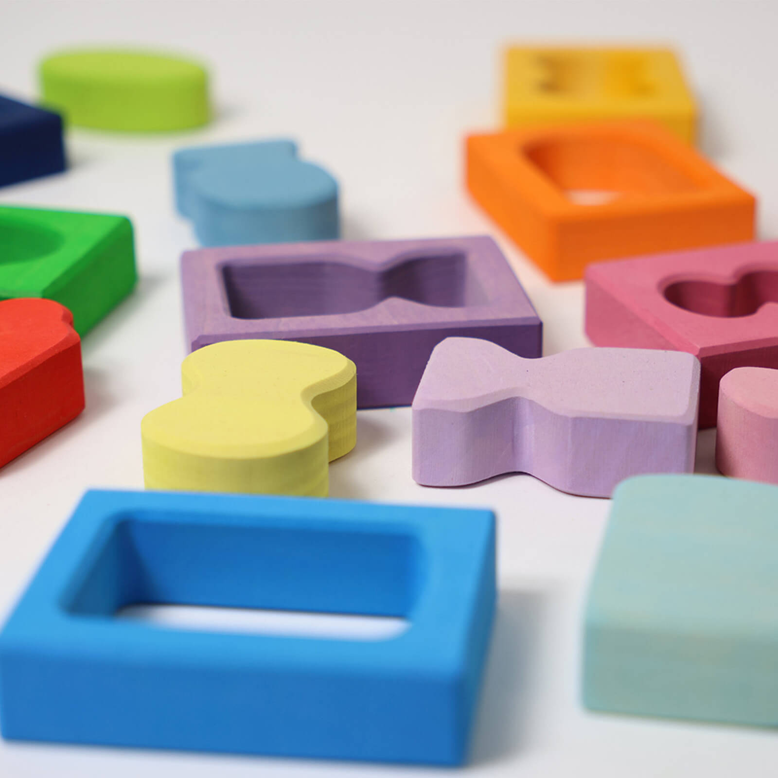 Coloured Building Block Set - Windows