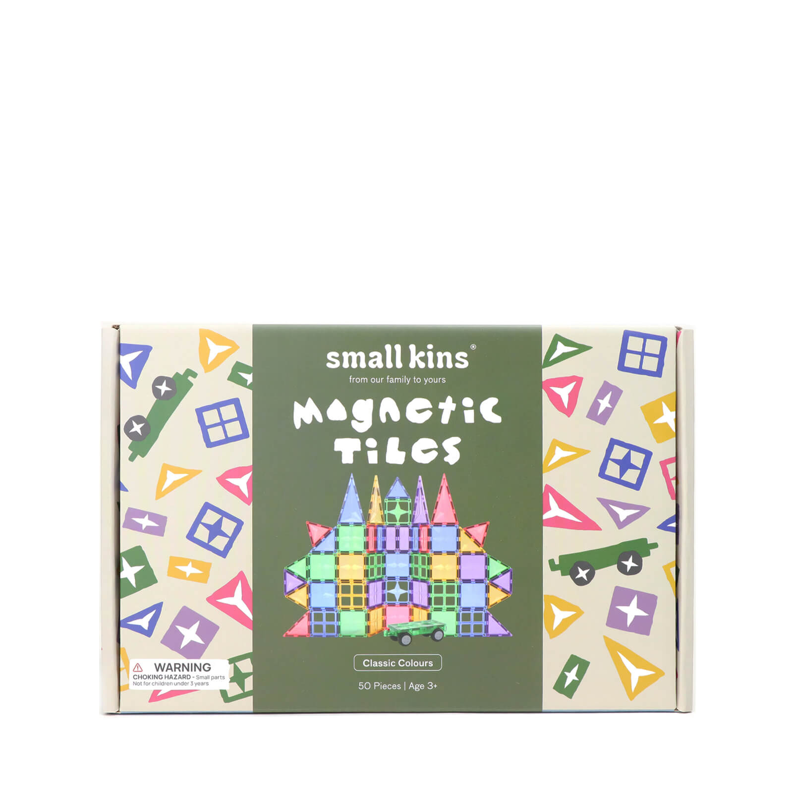 Magnetic Tiles - Classic Colours 50 Pieces