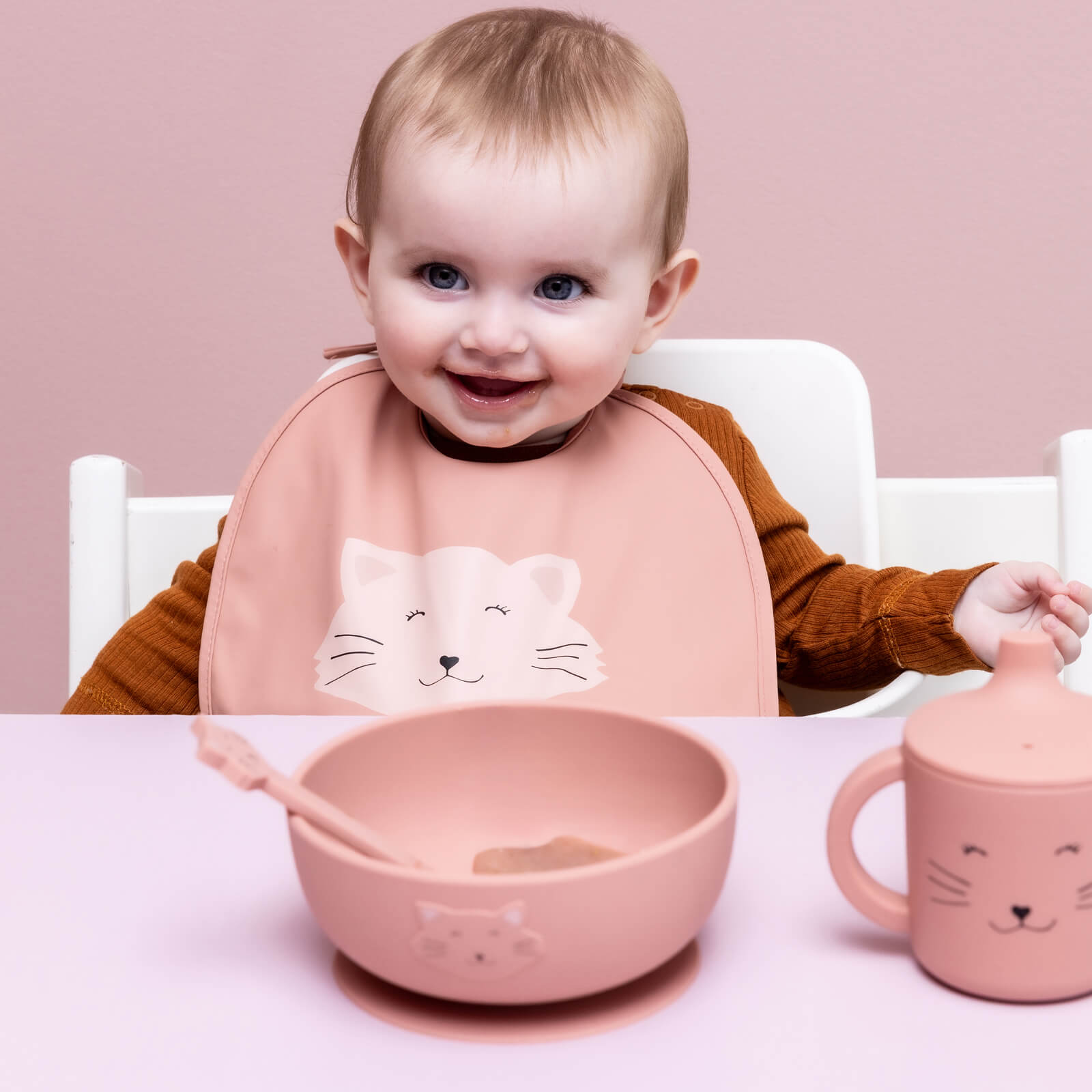 Waterproof Bib 2-Pack - Mrs Cat