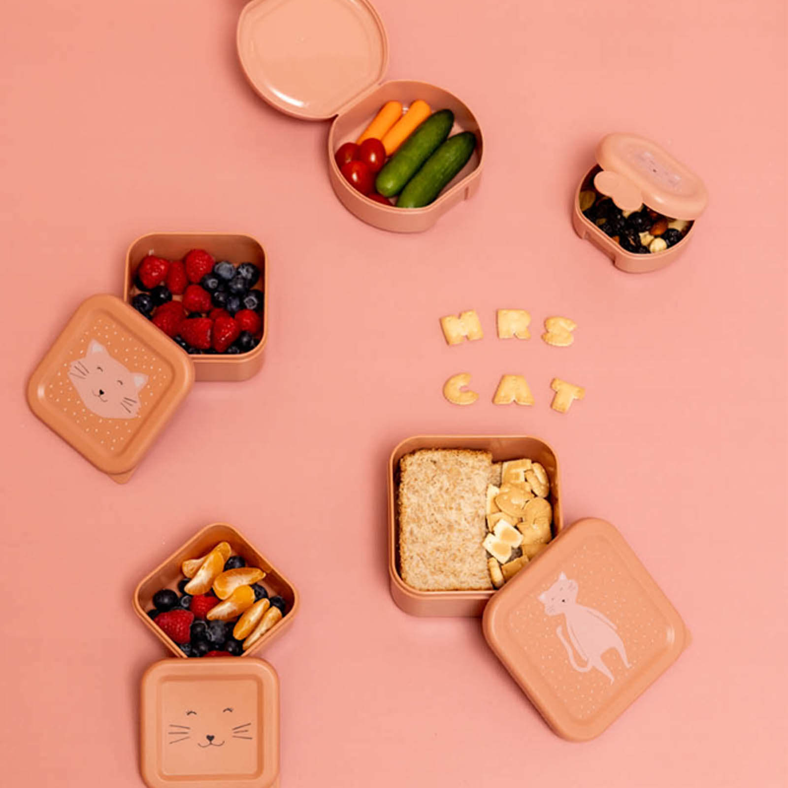 Nesting Snack boxes 3 Pieces - Mrs Cat
