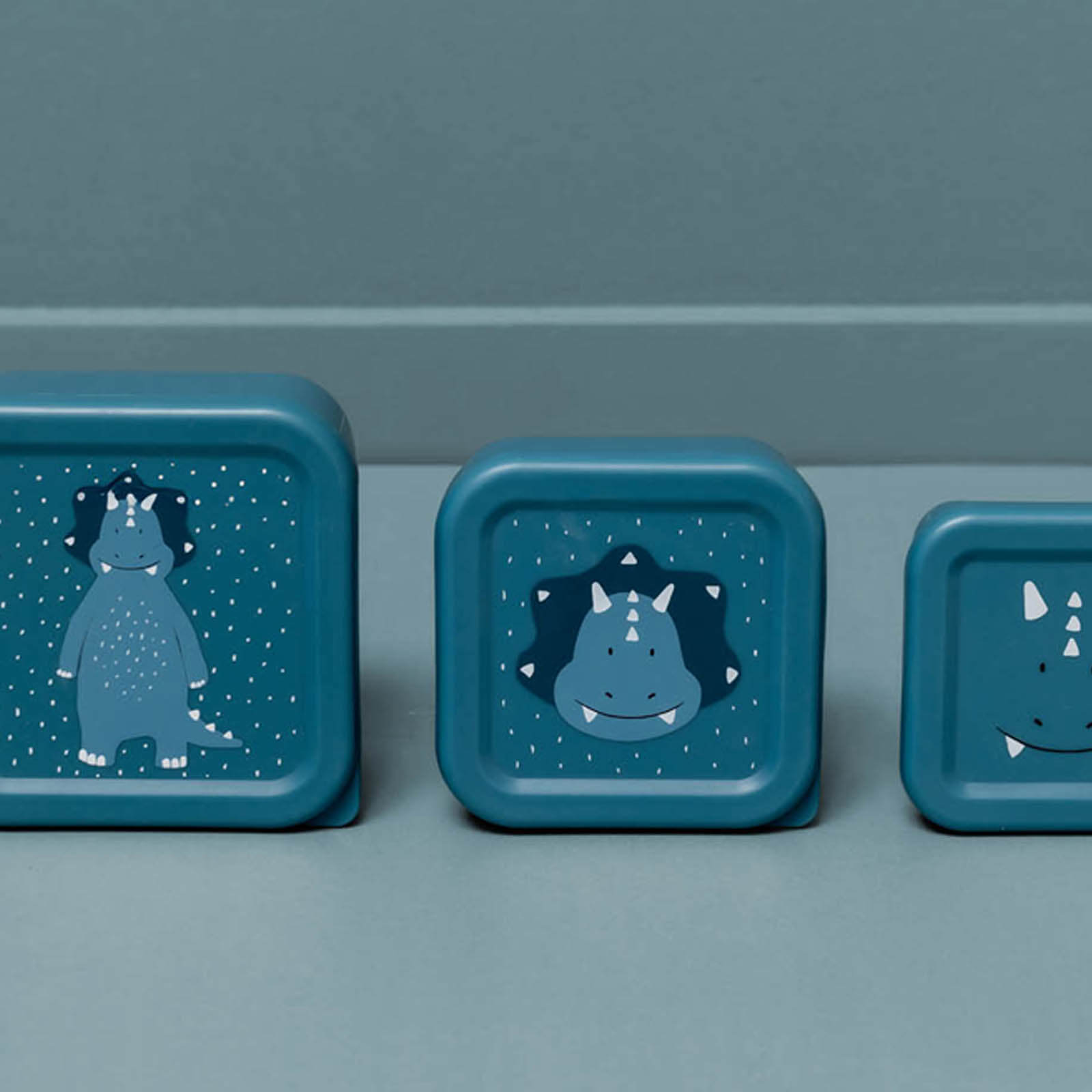 Nesting Snack boxes 3 Pieces - Mr Triceratops