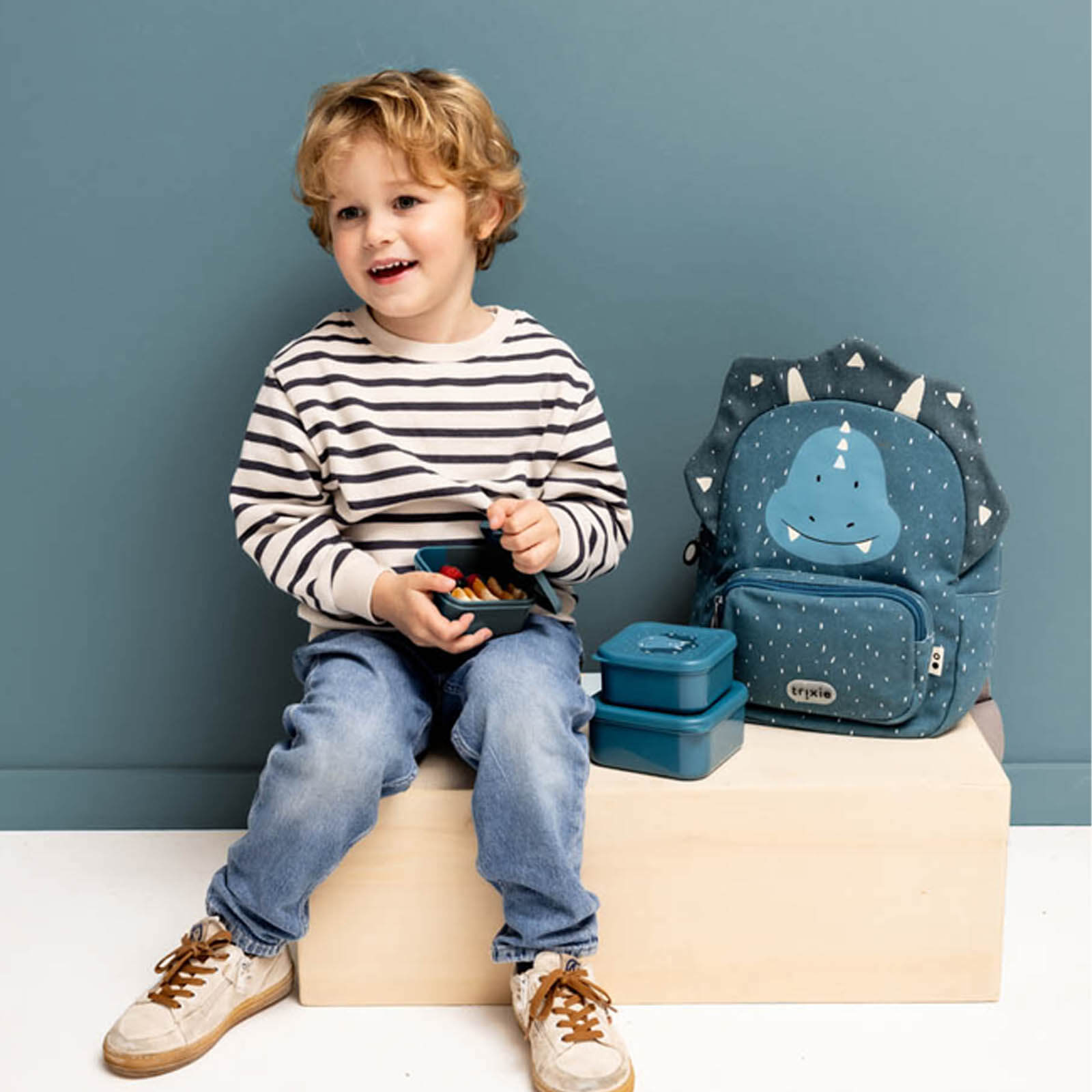 Nesting Snack boxes 3 Pieces - Mr Triceratops