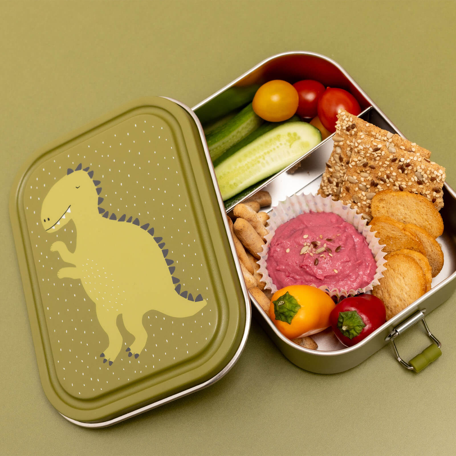 Metal Lunch Box Large - Mr Dino
