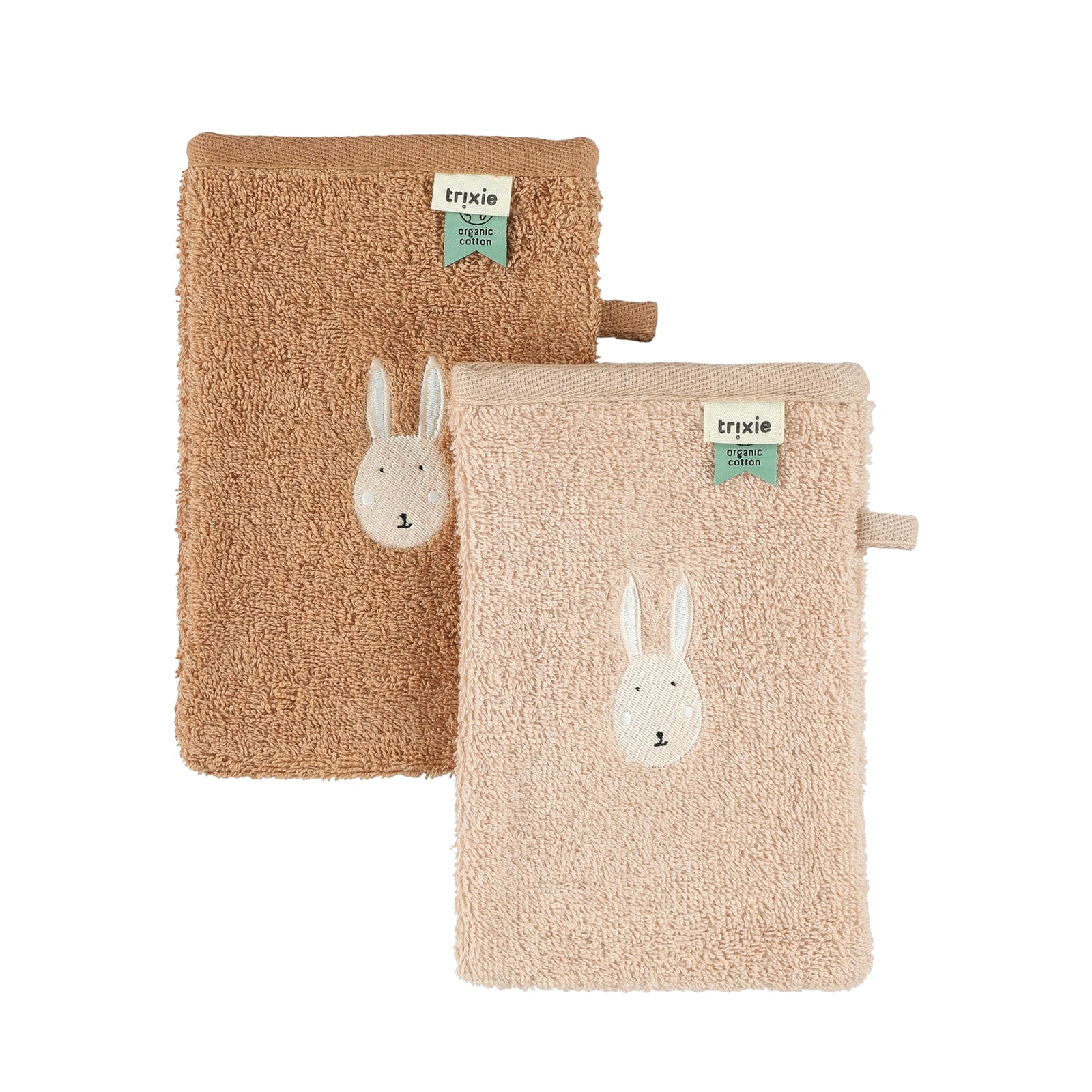 Washcloth Mitts 2-Pack - Rabbit