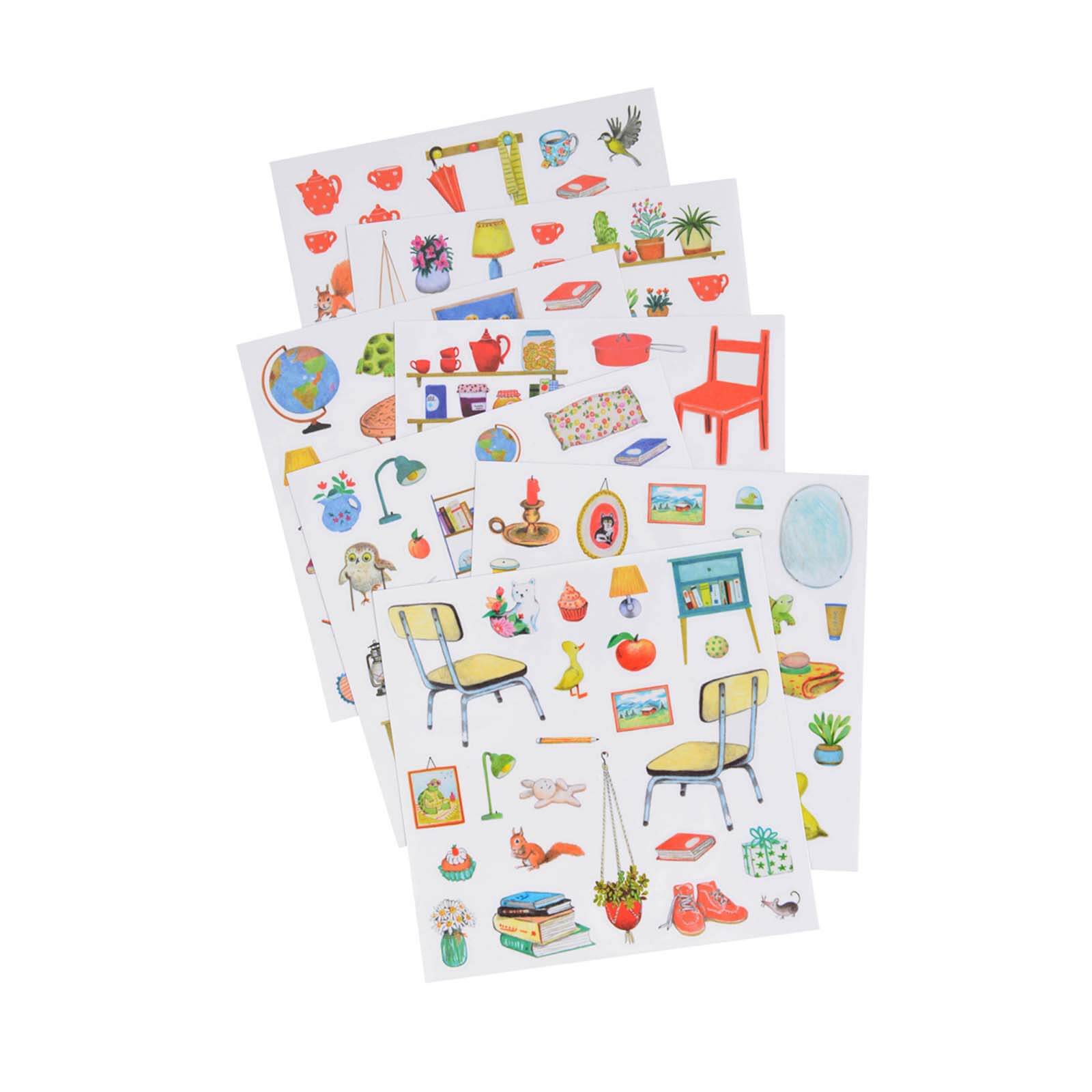 Colouring Book and 160 Stickers - Animals Family