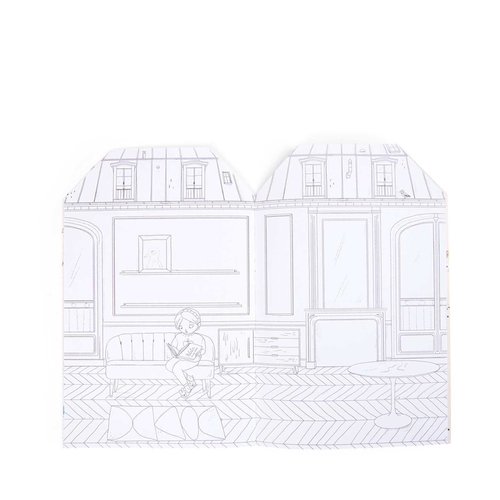 Colouring Book and 145 Stickers - The Parisians