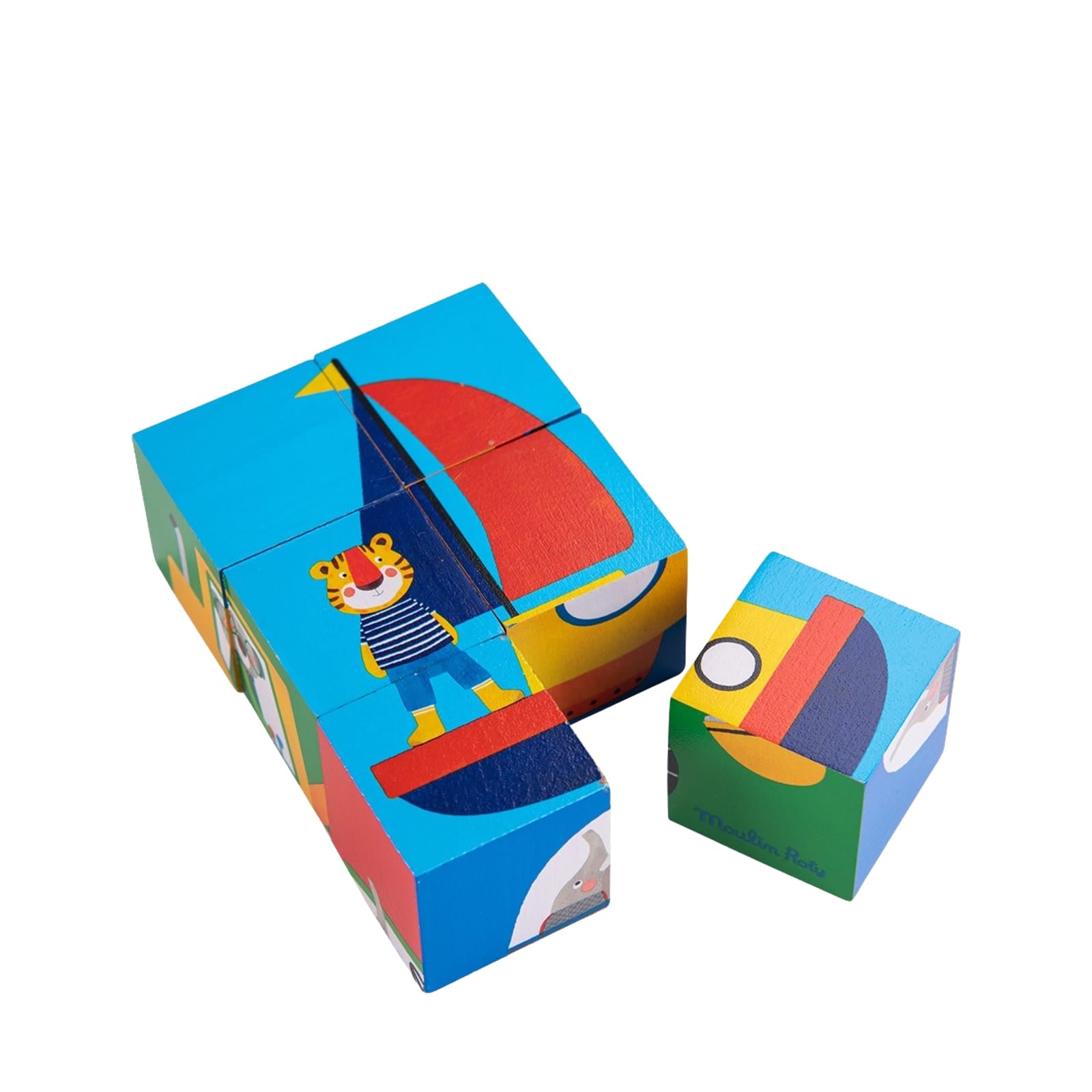 Stacking Puzzle Cubes - Vehicles