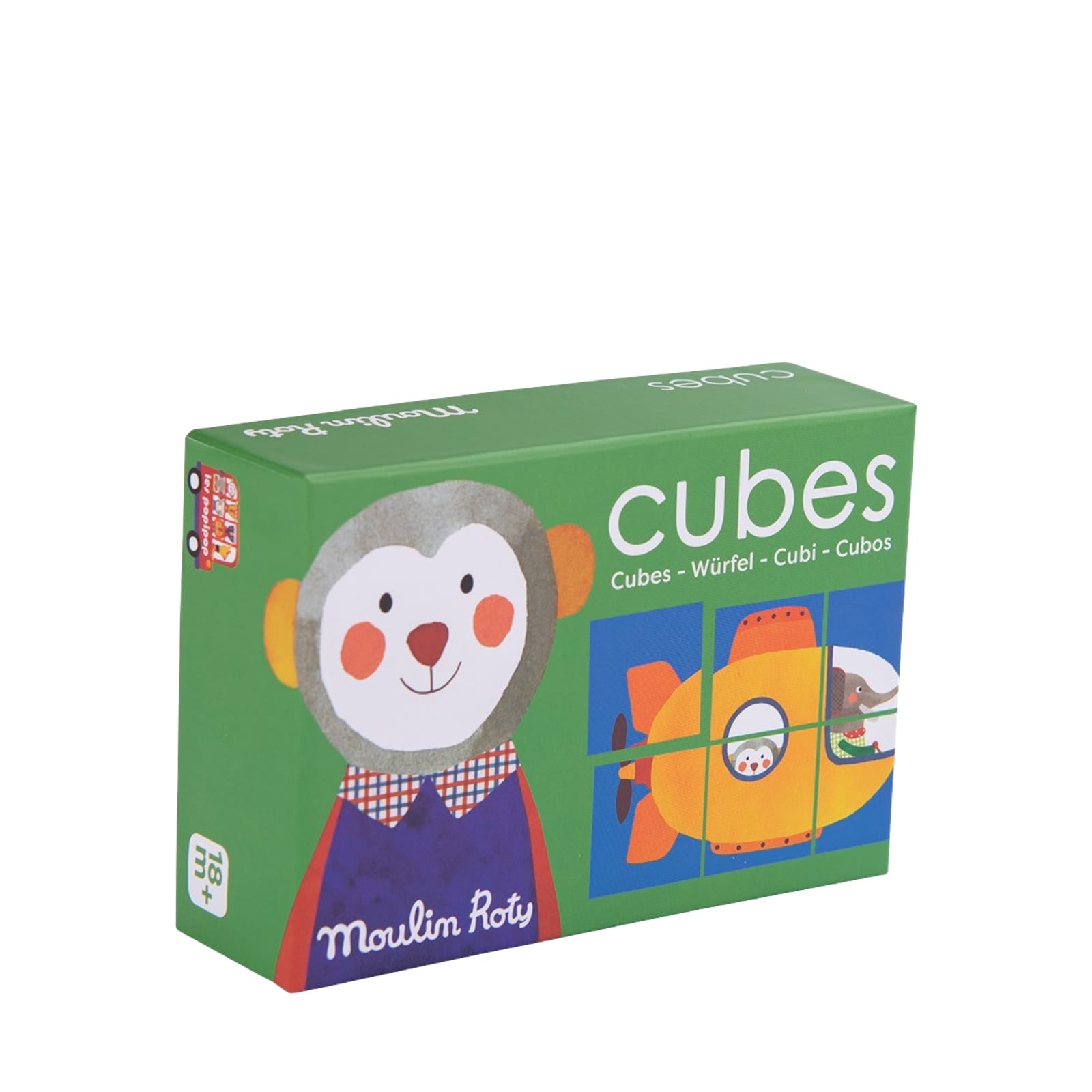 Stacking Puzzle Cubes - Vehicles