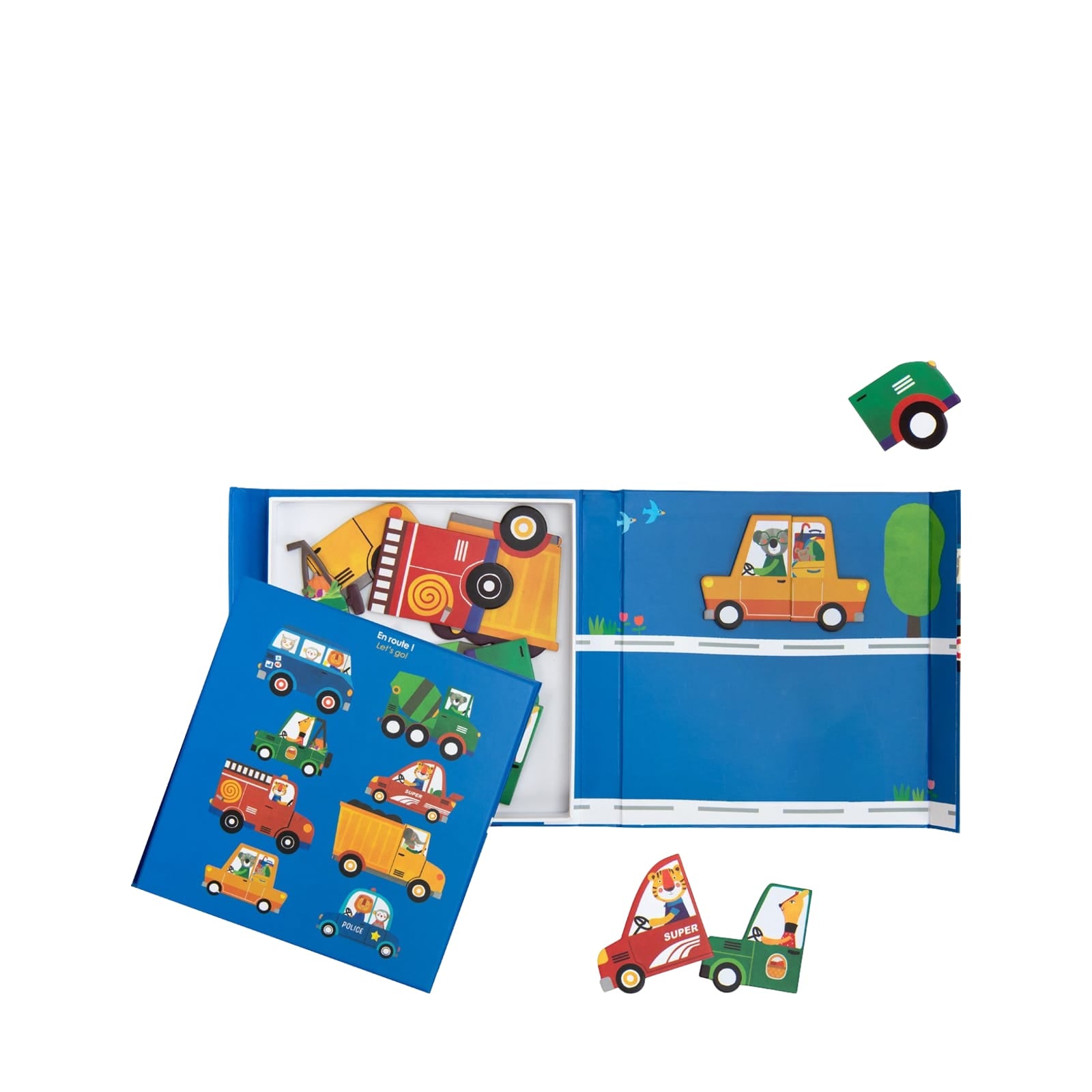 Magnetic Board Book - Vehicles