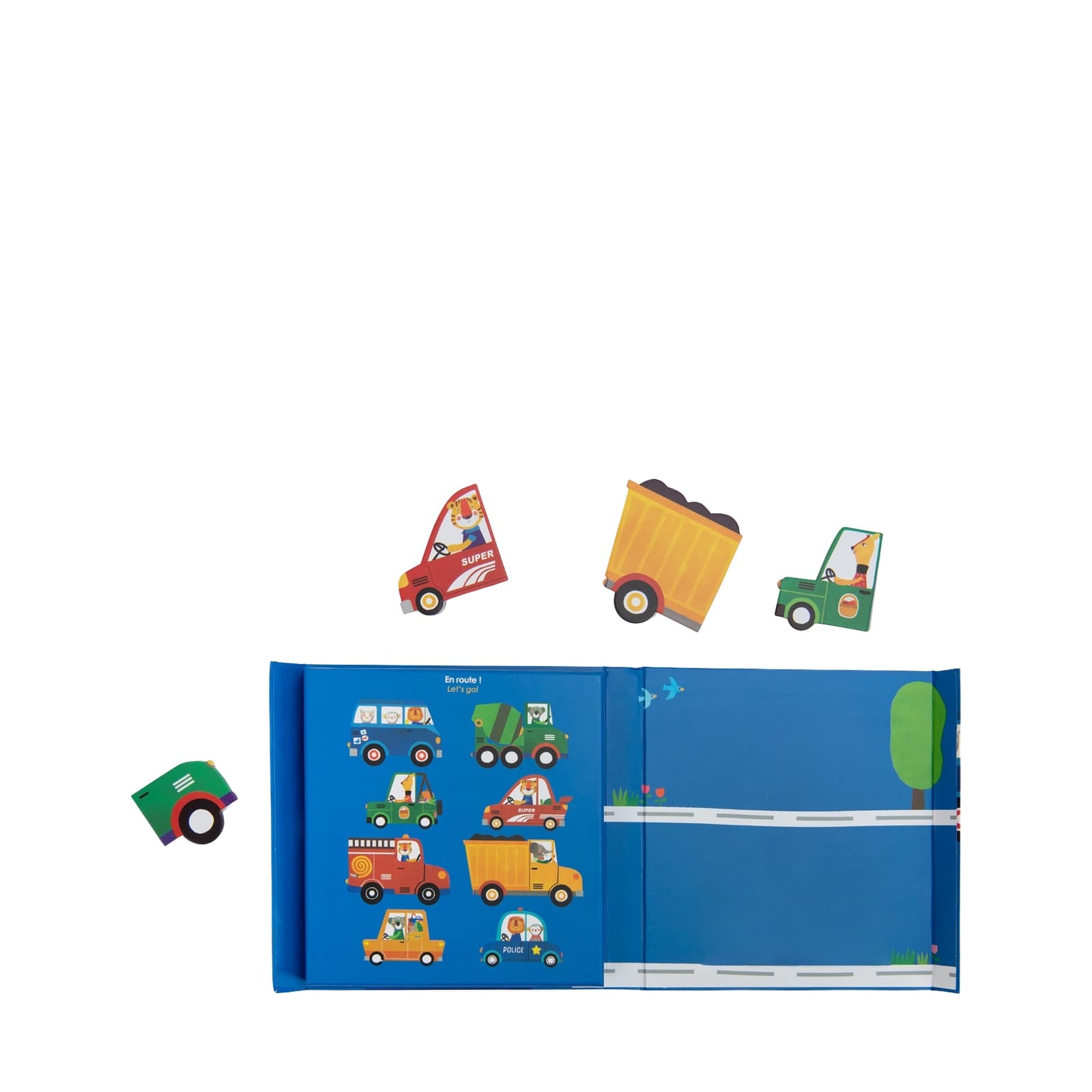 Magnetic Board Book - Vehicles