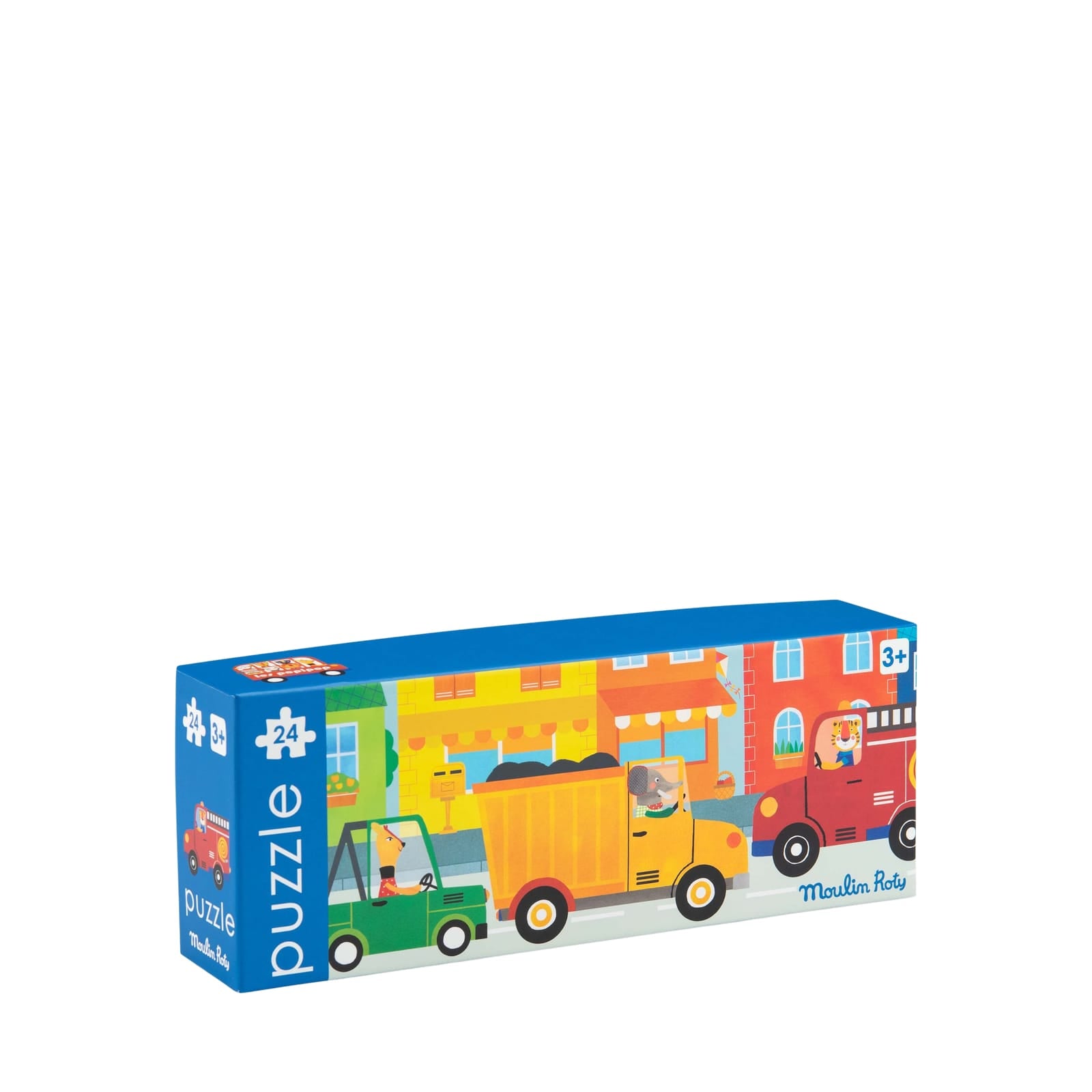 24 Piece Puzzle - Colourful Vehicles