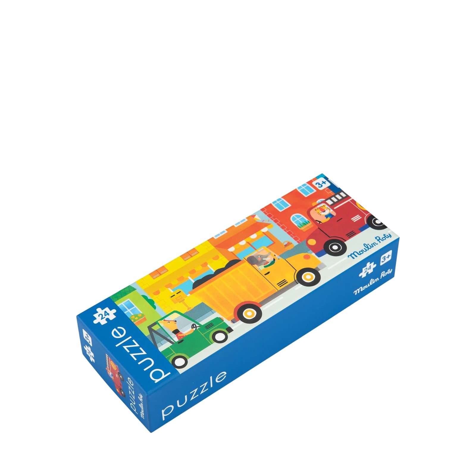 24 Piece Puzzle - Colourful Vehicles
