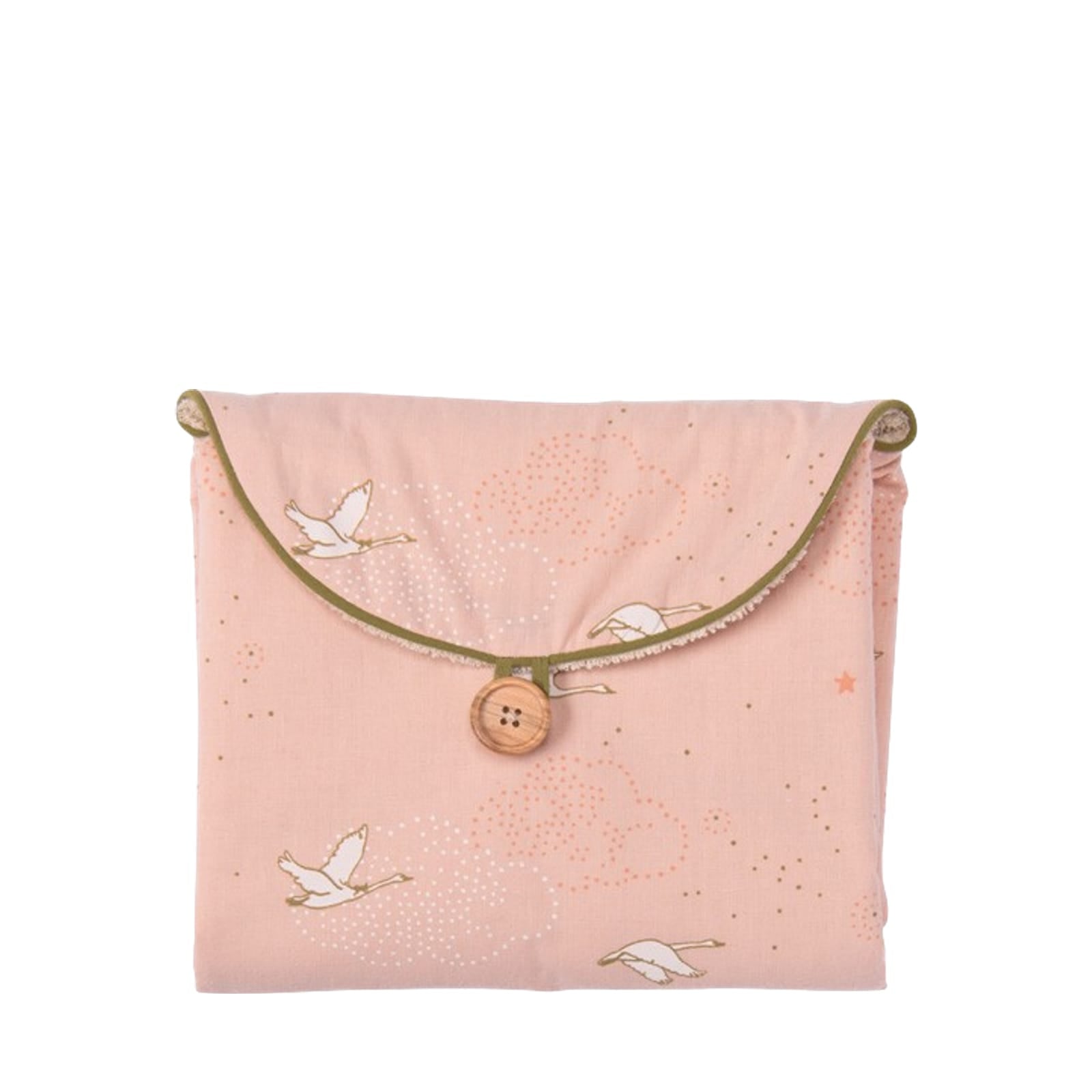 Travel Changing Mat - Pink Stork