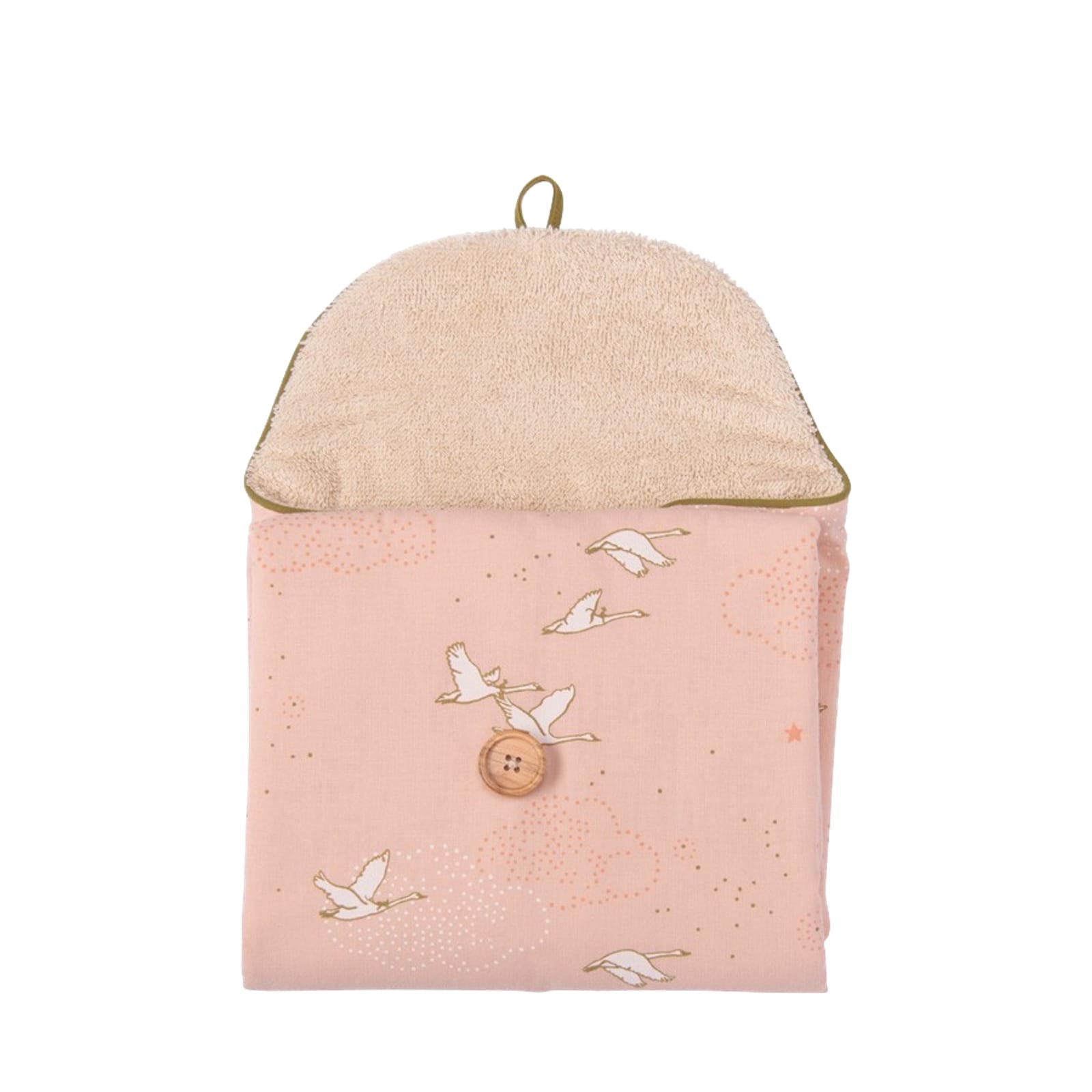 Travel Changing Mat - Pink Stork
