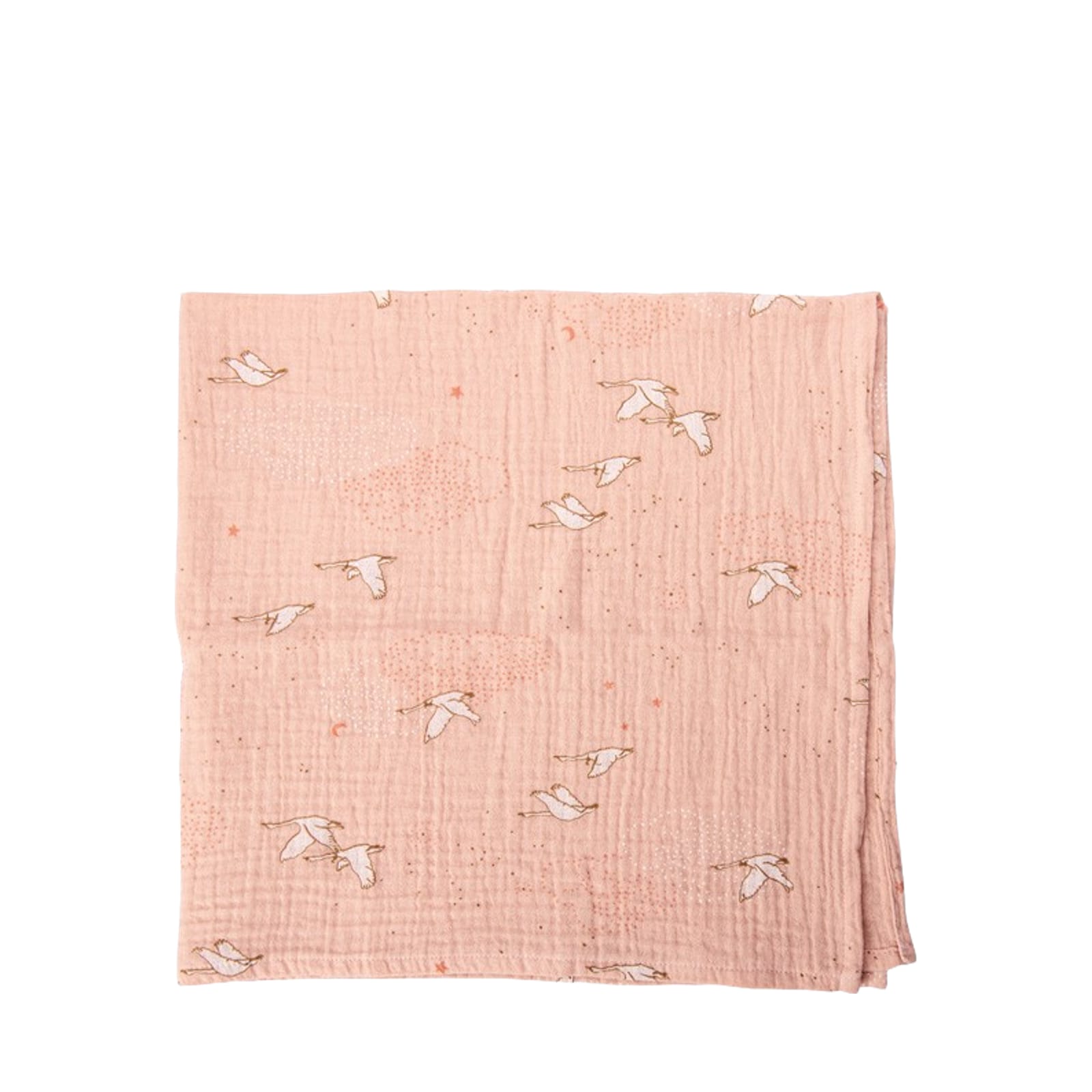Muslin Squares 3 Pack - Floral Stork