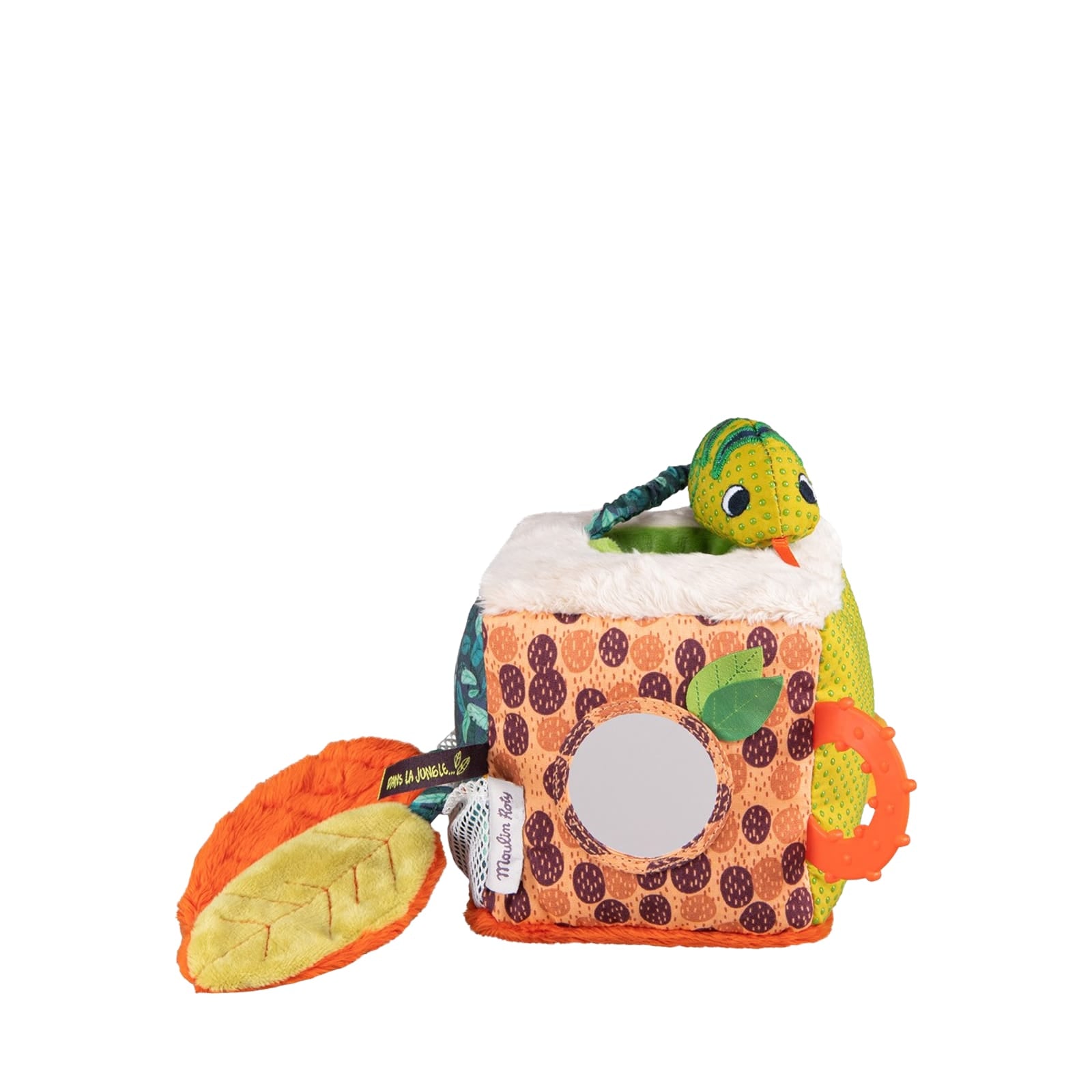 Soft Activity Cube Toy- Tiger