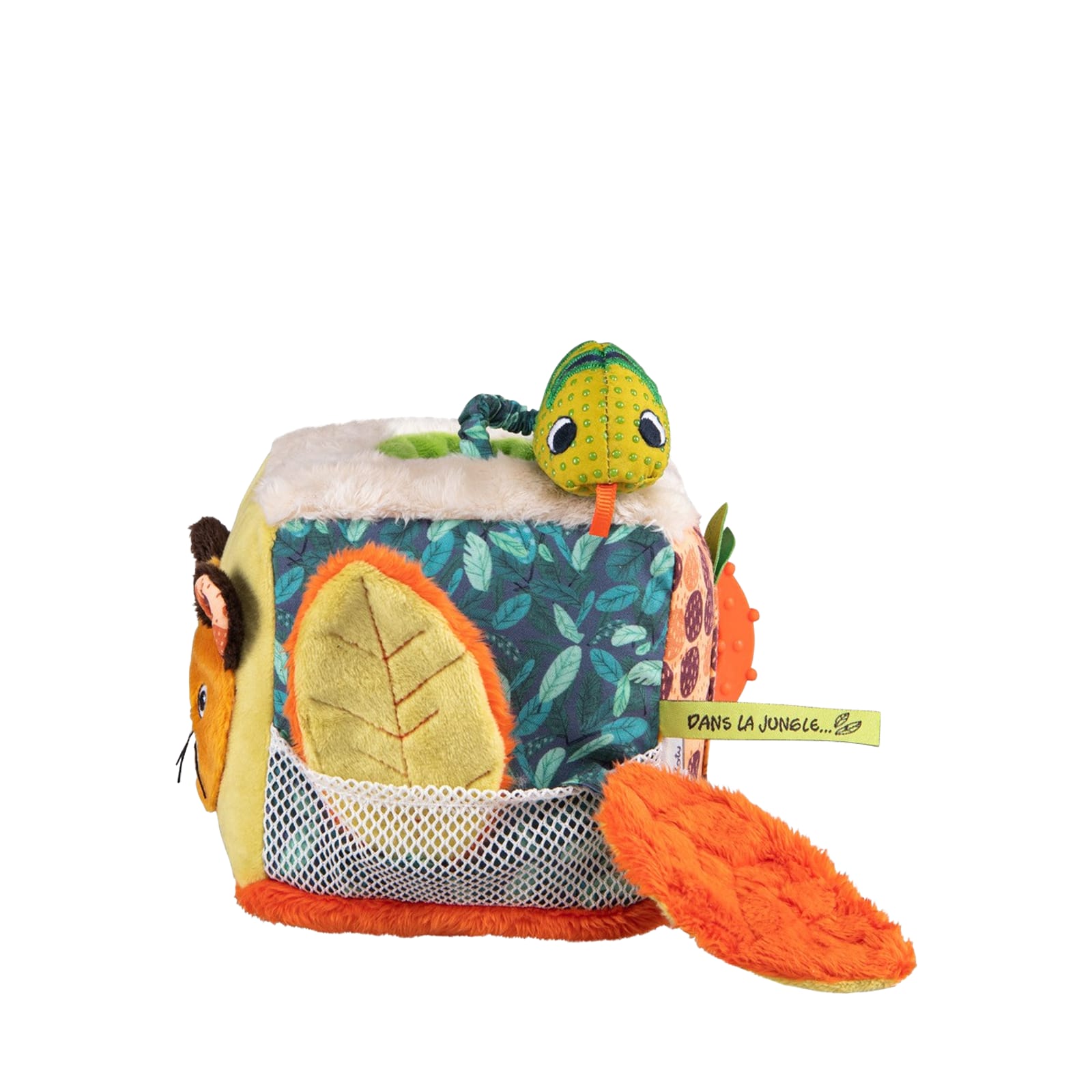 Soft Activity Cube Toy- Tiger