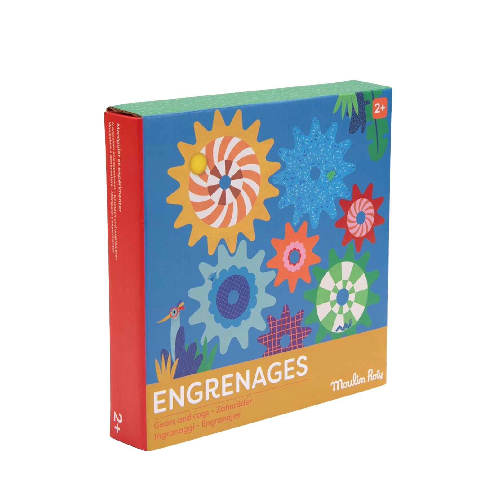 Wooden Set Of Gears Puzzle