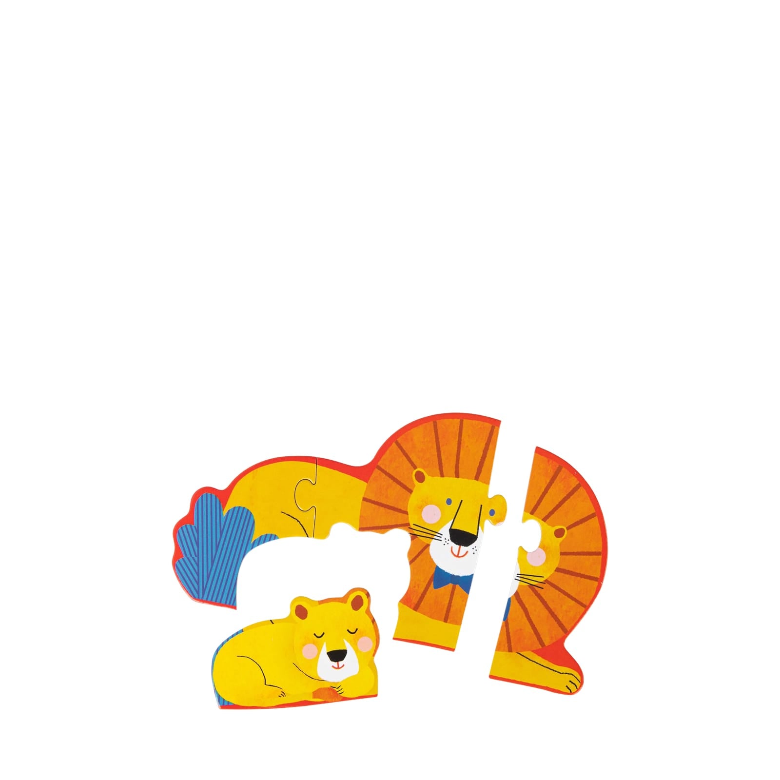 4 Progressive Puzzles - Animals