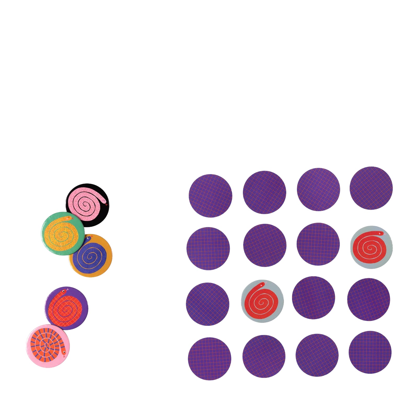 Memory Game - Snake Colours