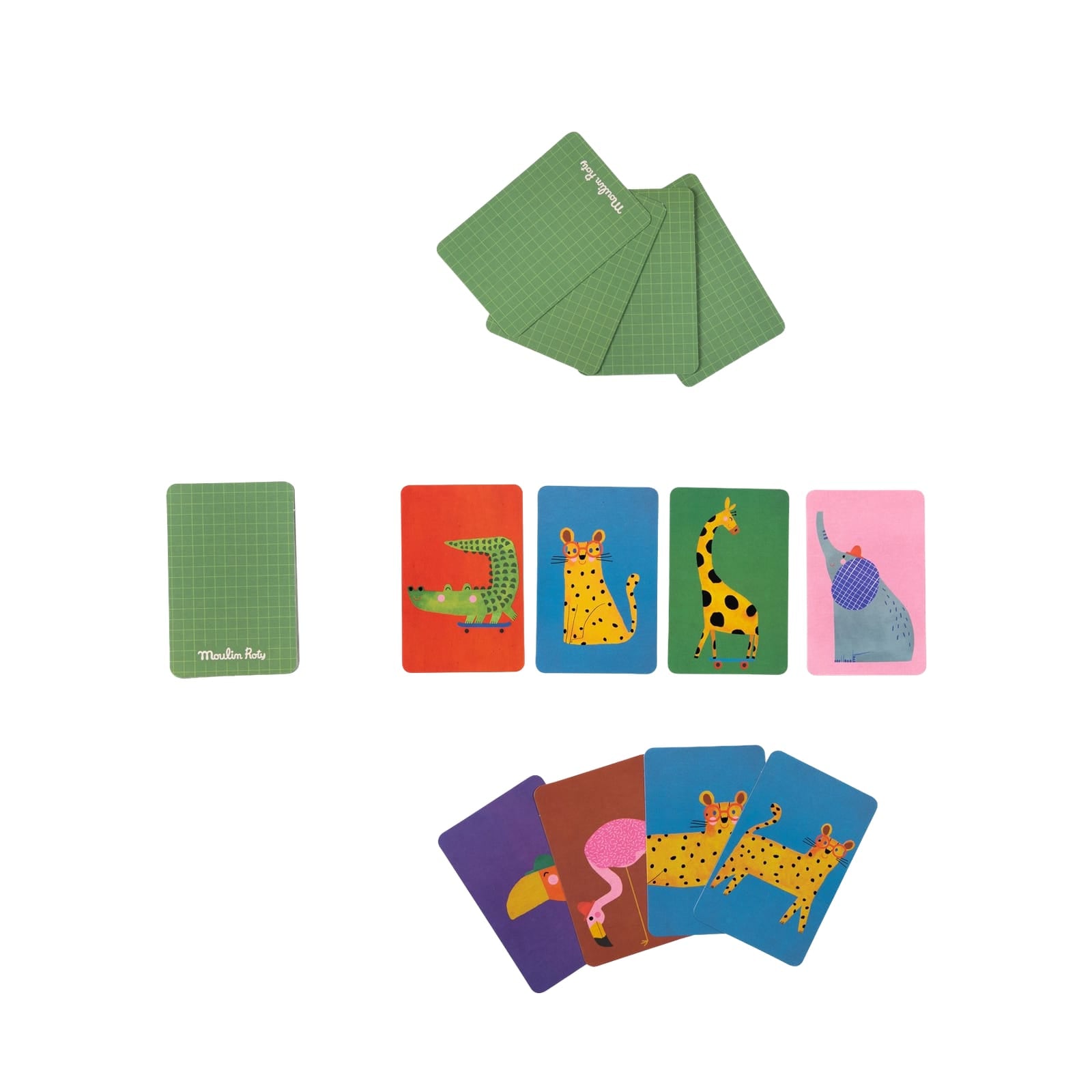 Card Game - Collect 4 Animals
