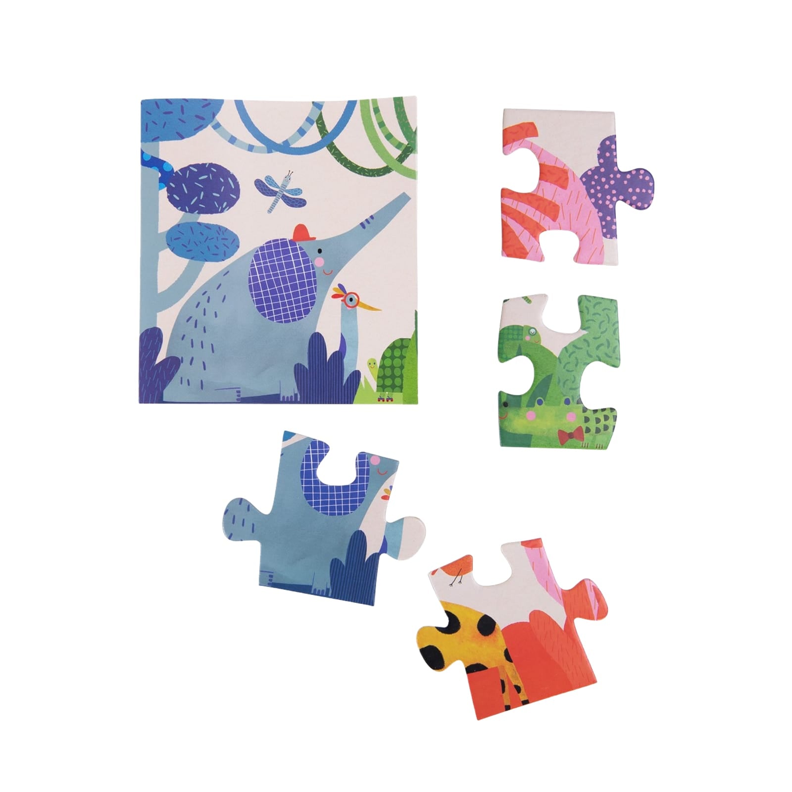 24 Piece Puzzle - Colourful Jungle
