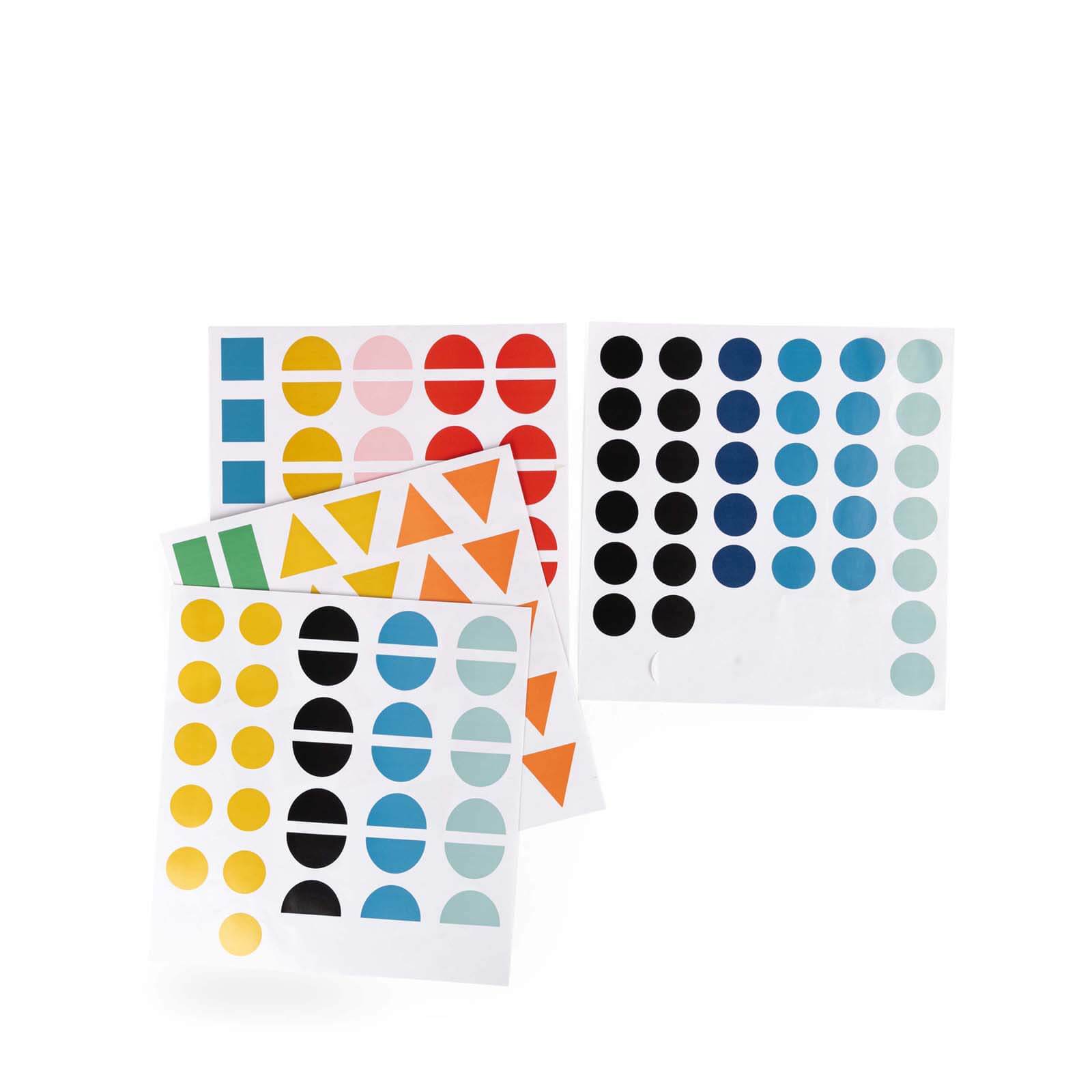 10 Pictures with 300 Geometric Stickers