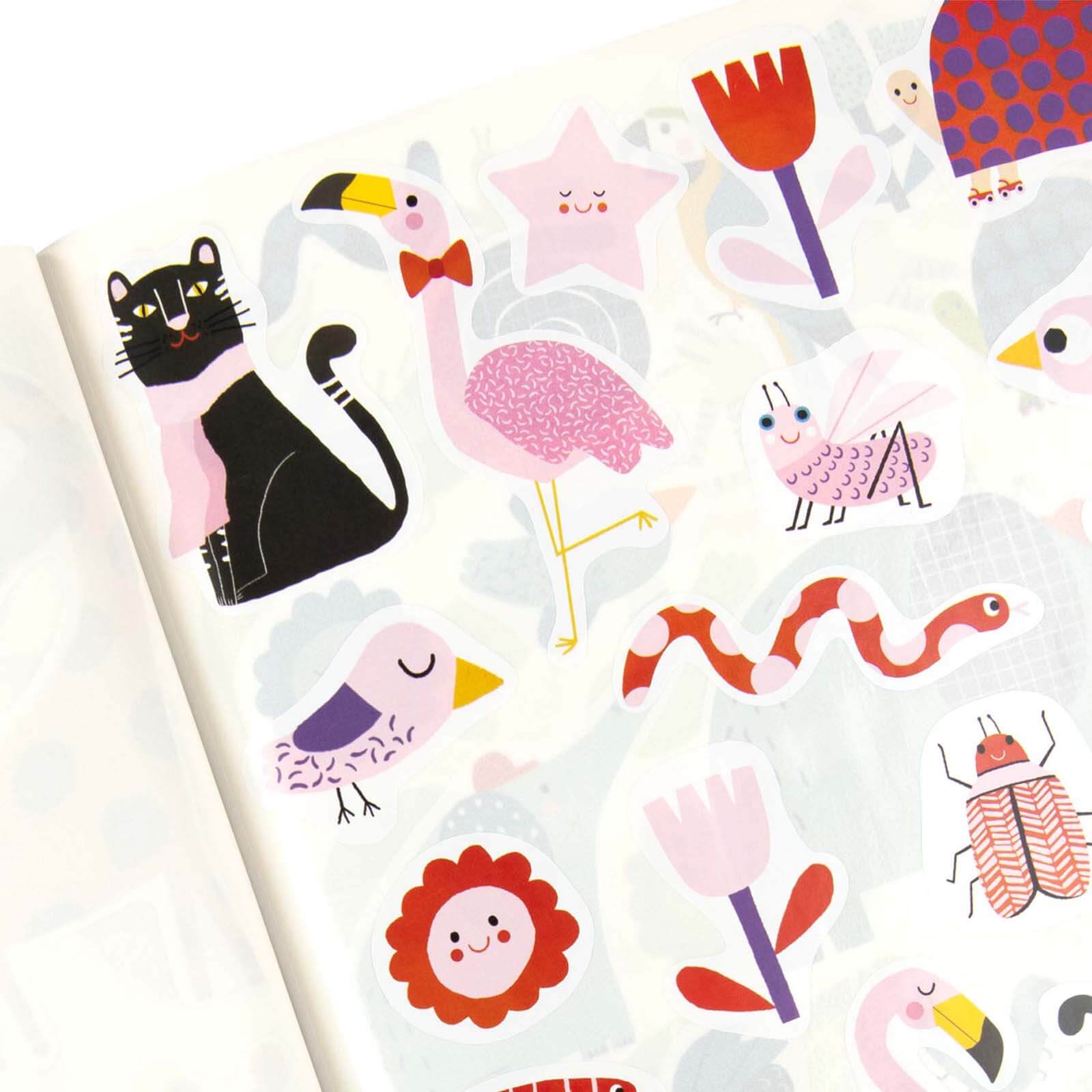Book Of 300 Stickers - Animals