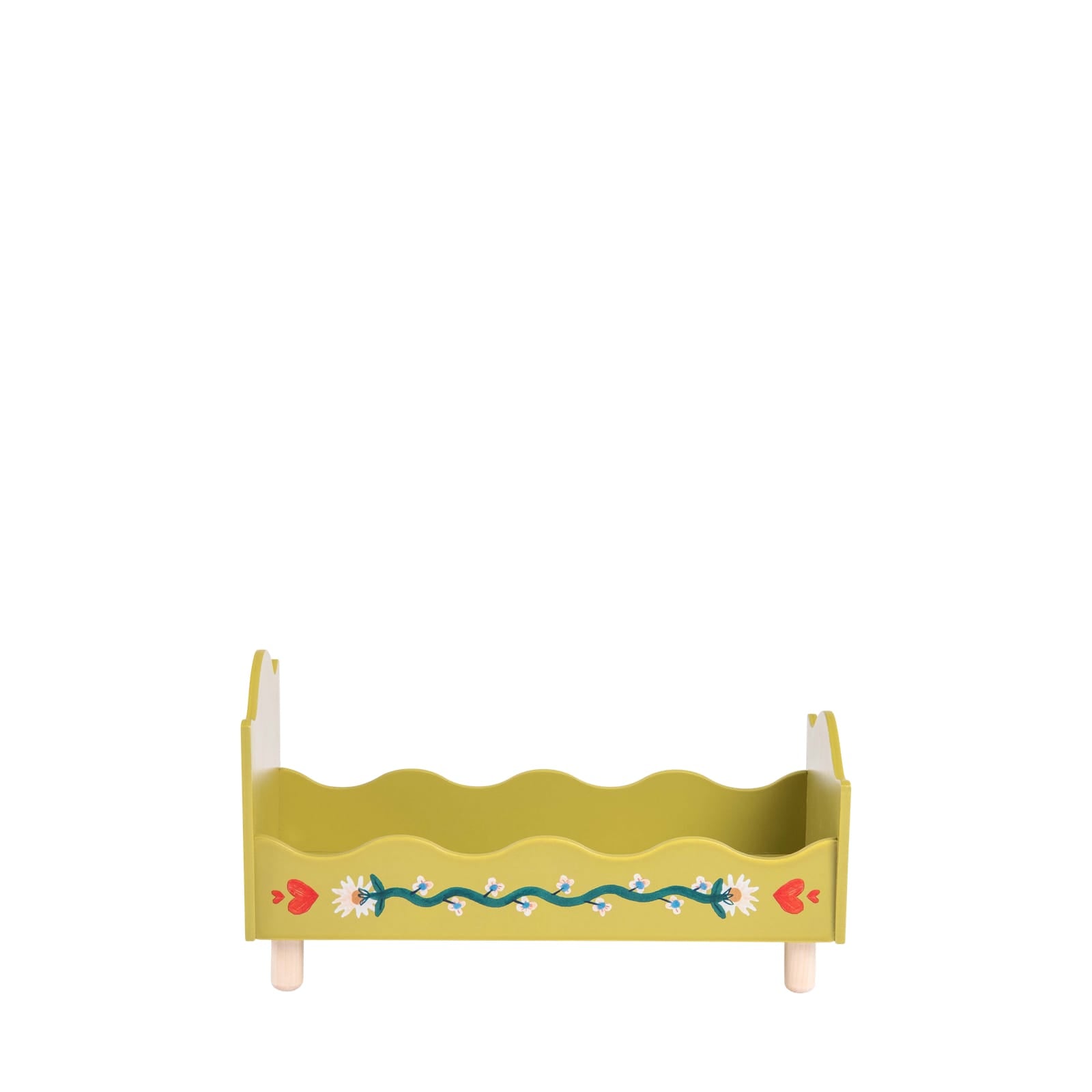 Doll House Furniture - Yellow Bed