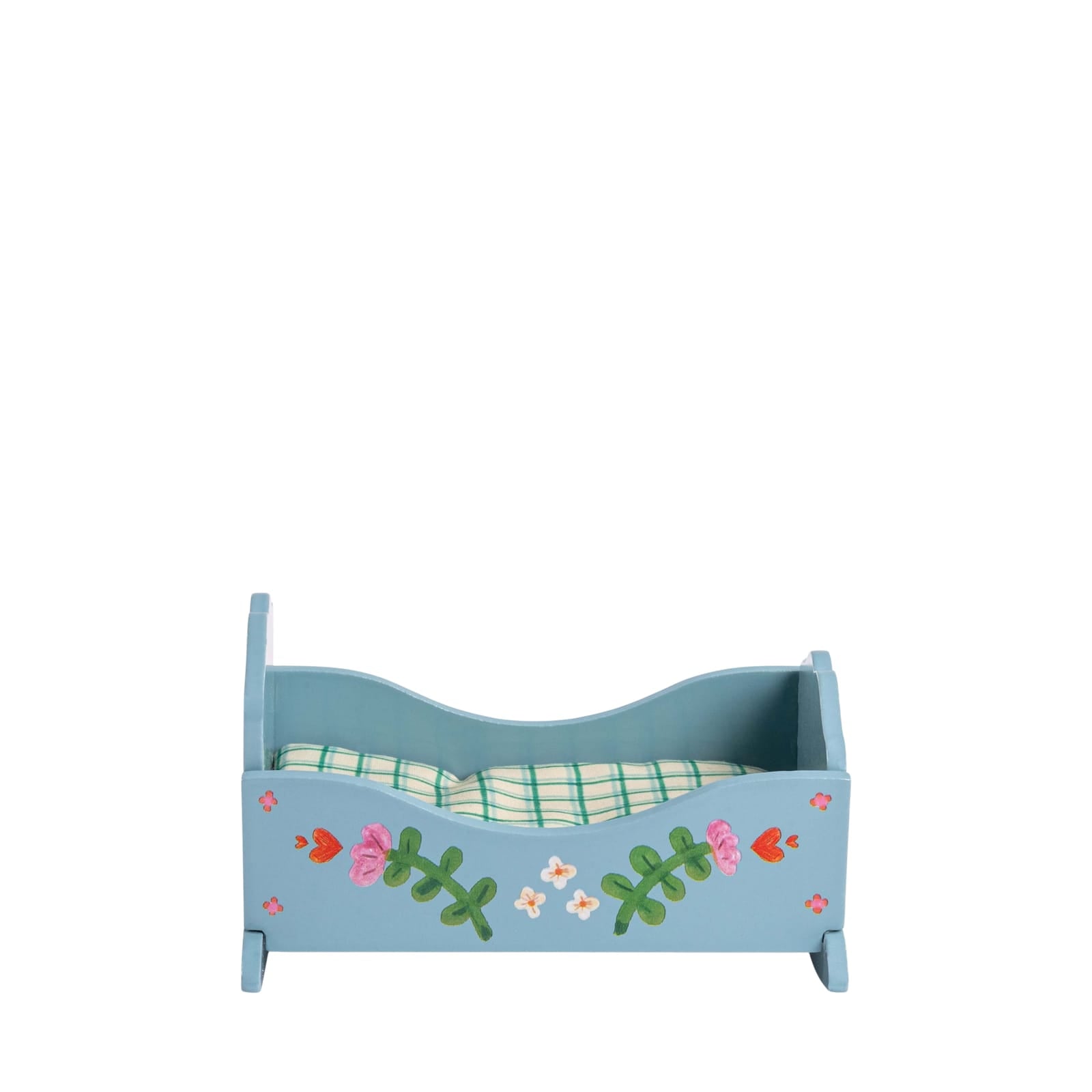 Doll House Furniture - Blue Cradle
