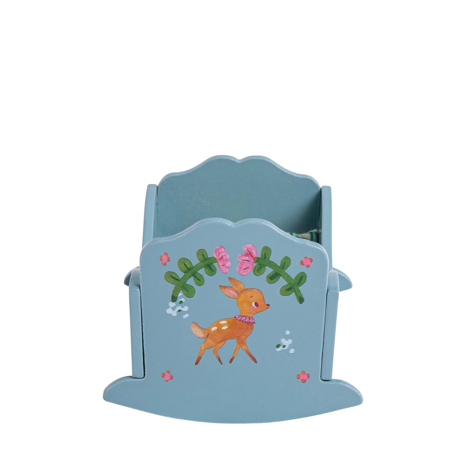 Doll House Furniture - Blue Cradle
