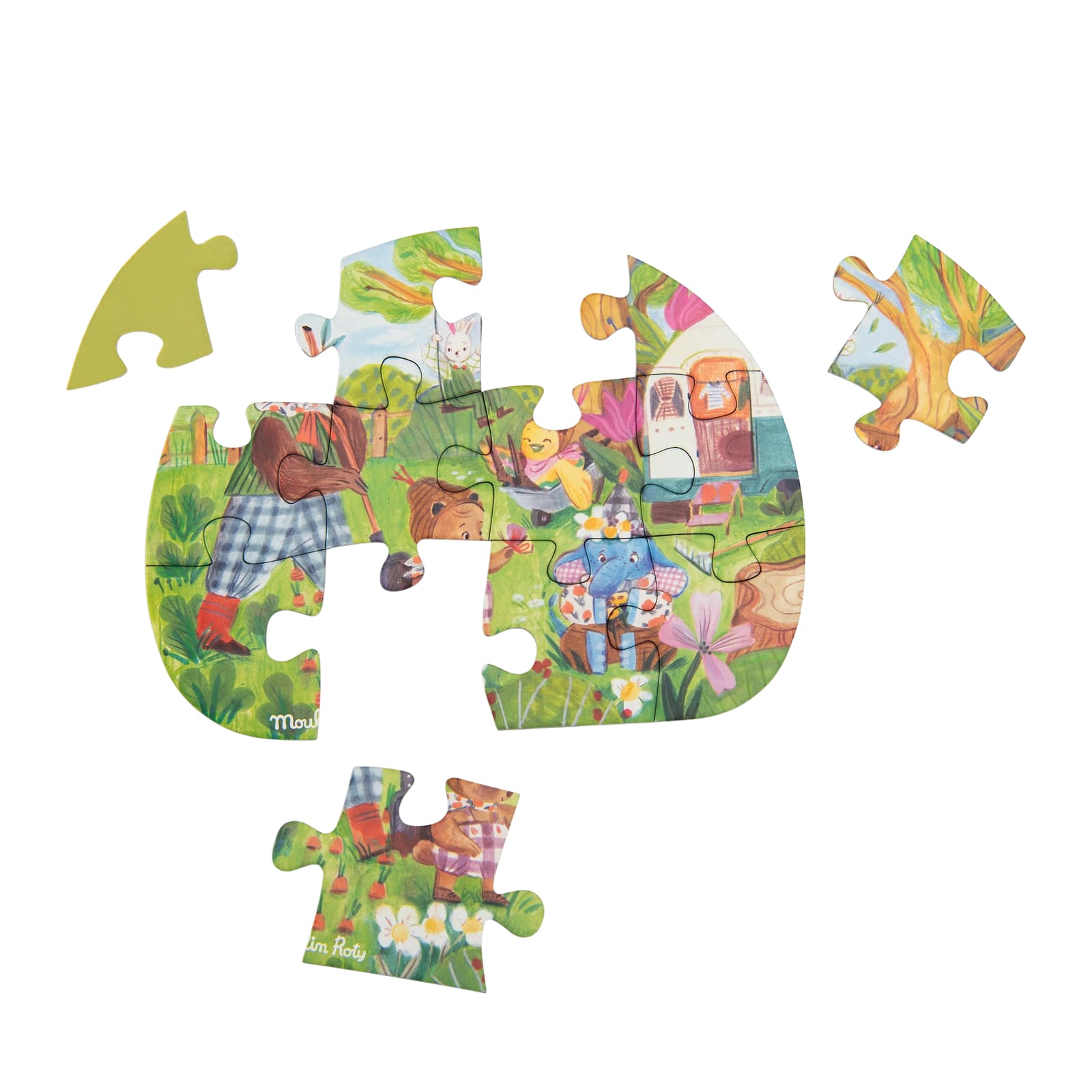 4 Mini 12 Piece Puzzles - Les Minouchkas