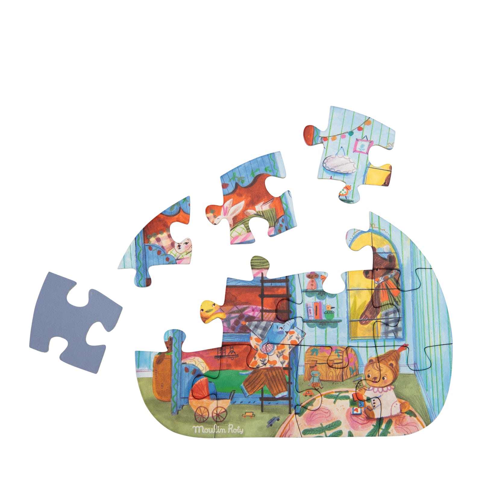 4 Mini 12 Piece Puzzles - Les Minouchkas
