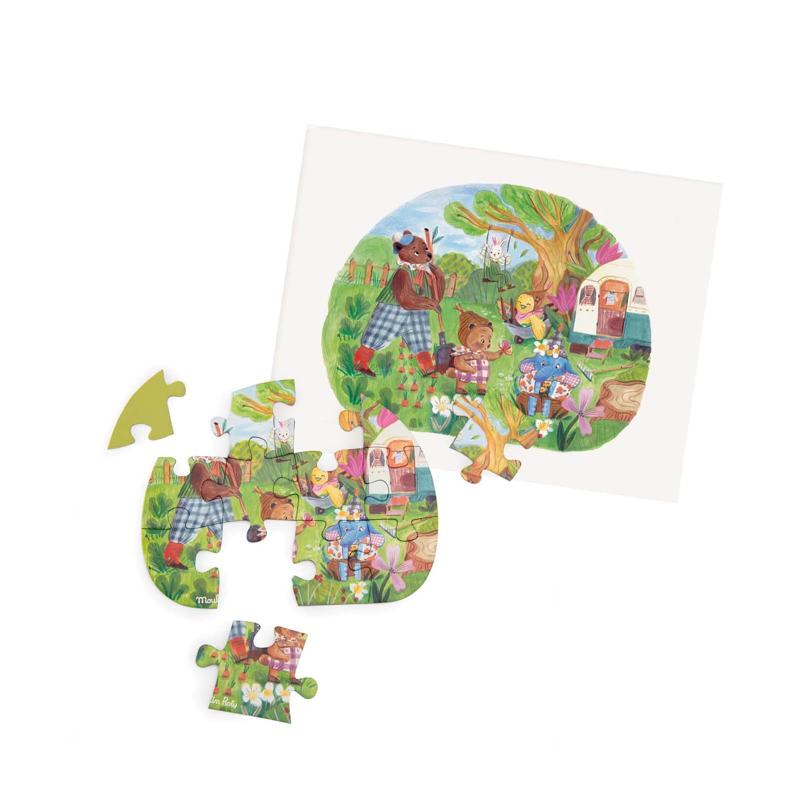 4 Mini 12 Piece Puzzles - Les Minouchkas