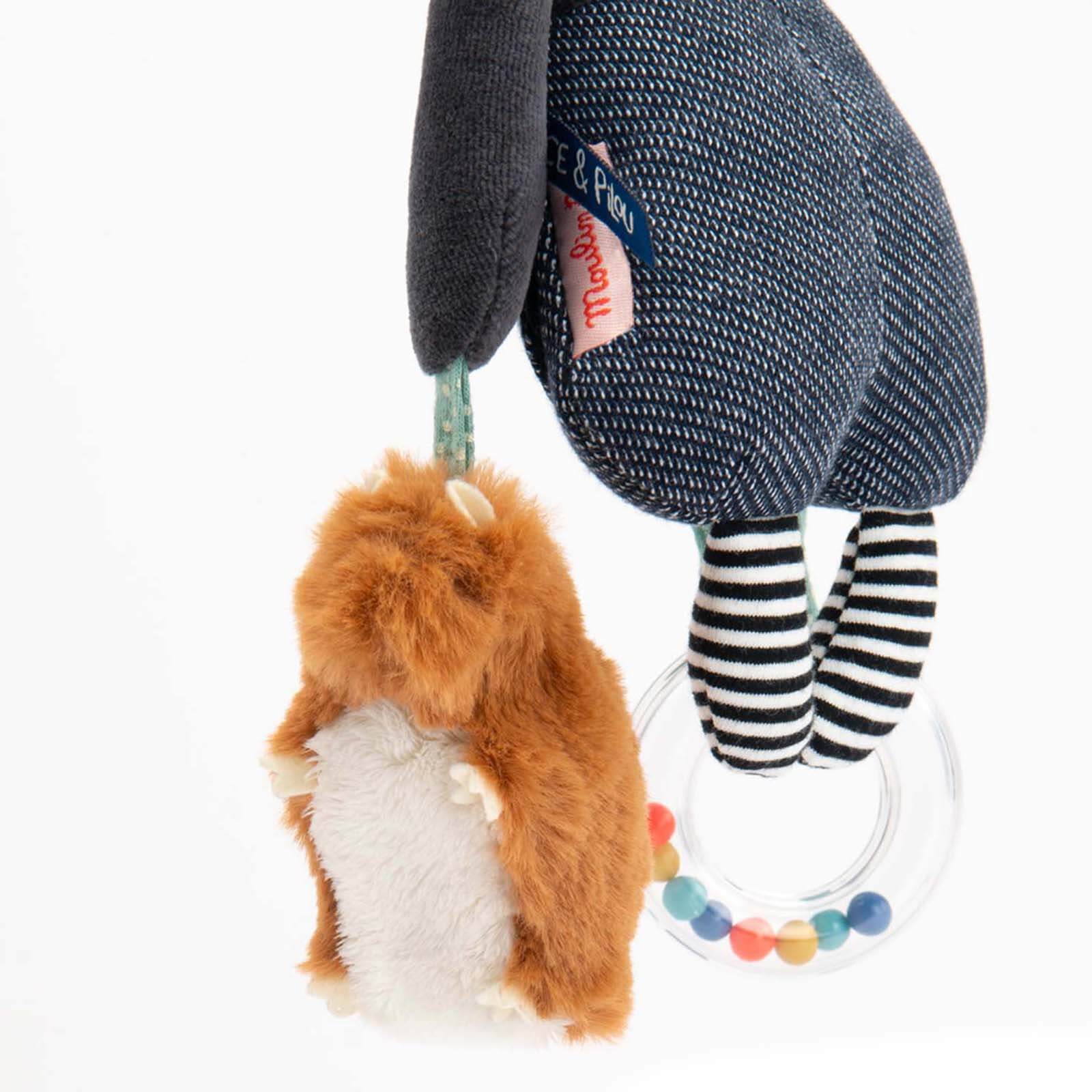 Hanging Activity Dog - Puce
