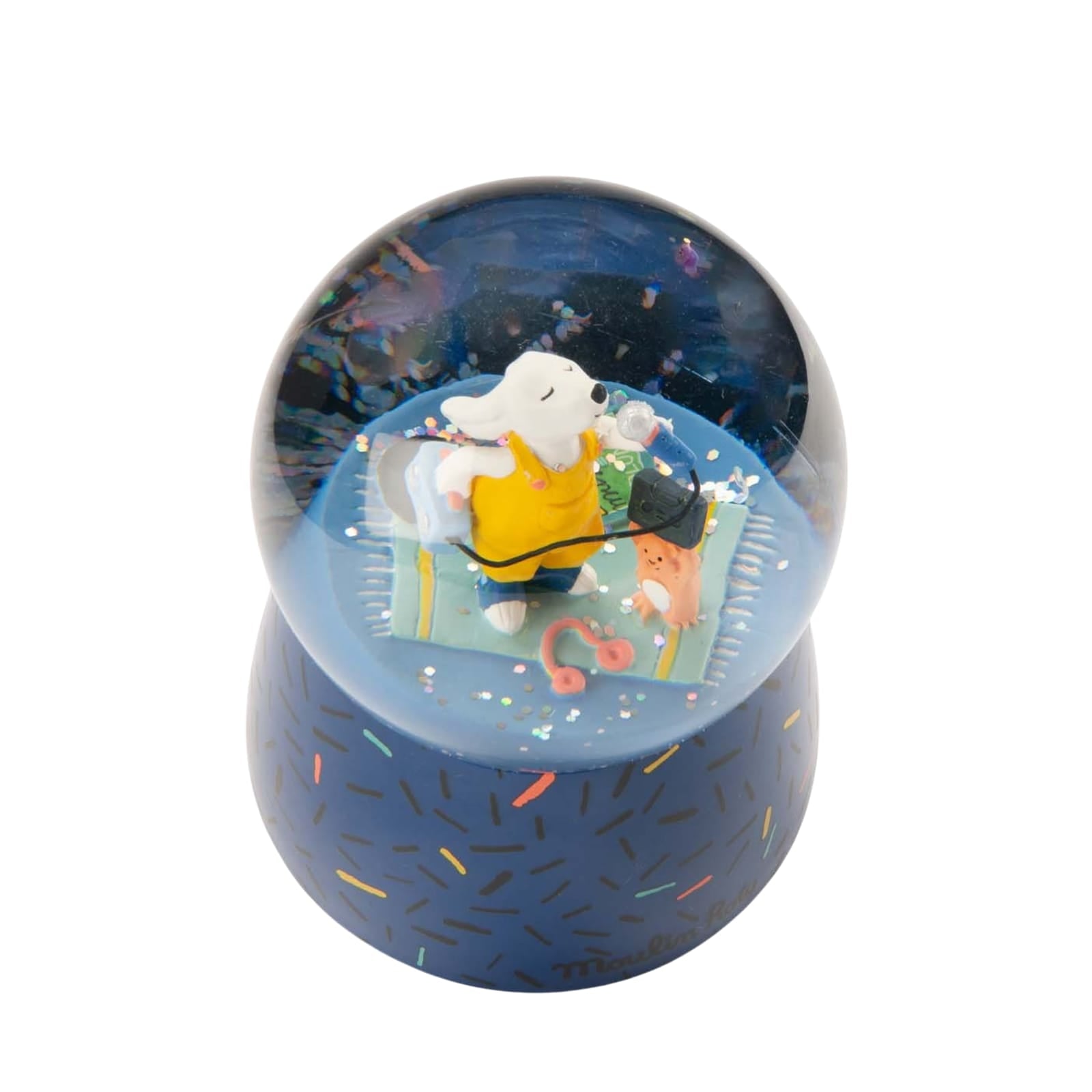 Musical Snow Globe - Singing Dog