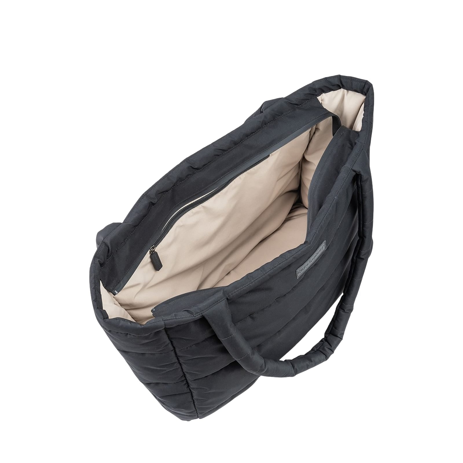 Quilted Changing Tote Bag - Black