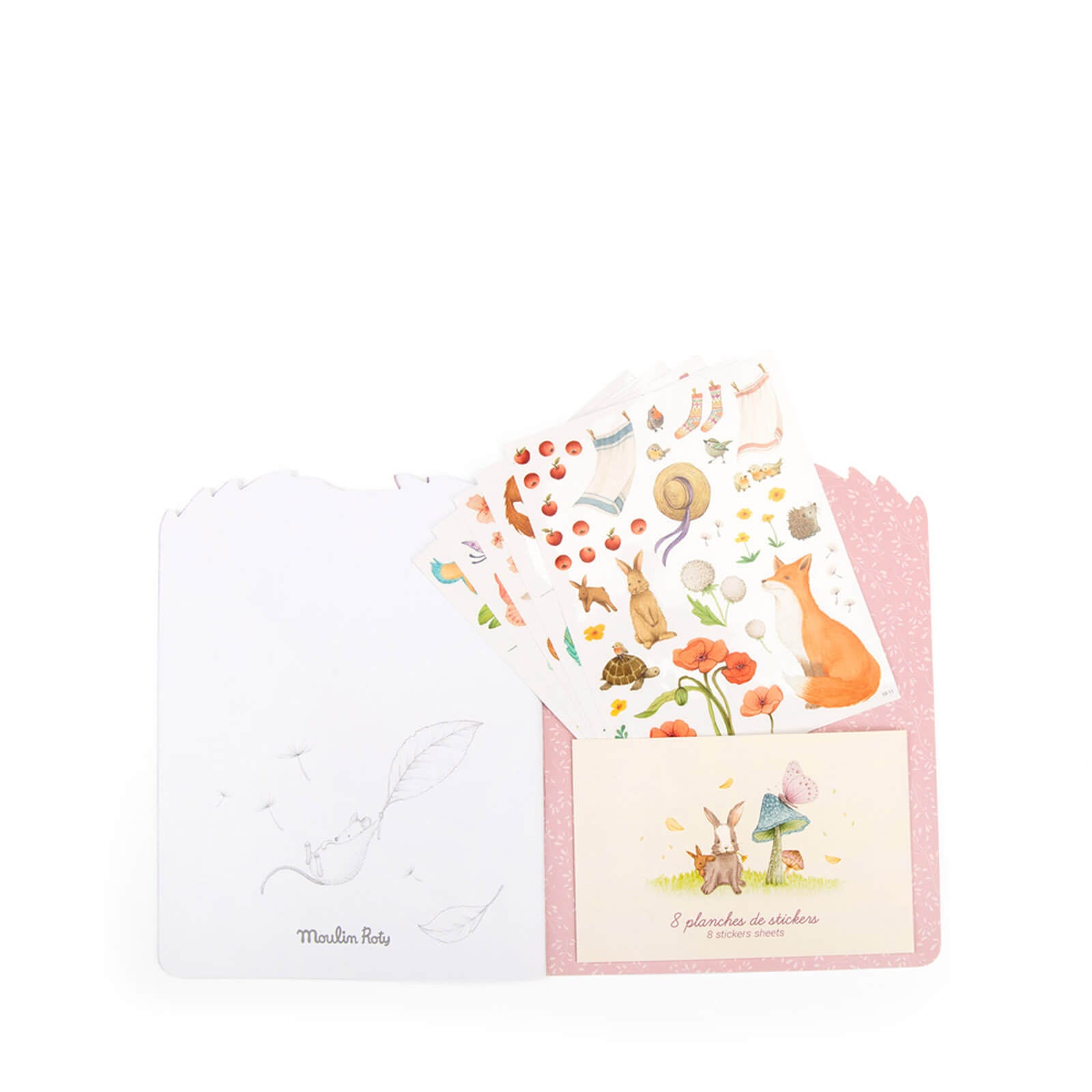 Colouring Book and 230 Stickers - Les Rosalies