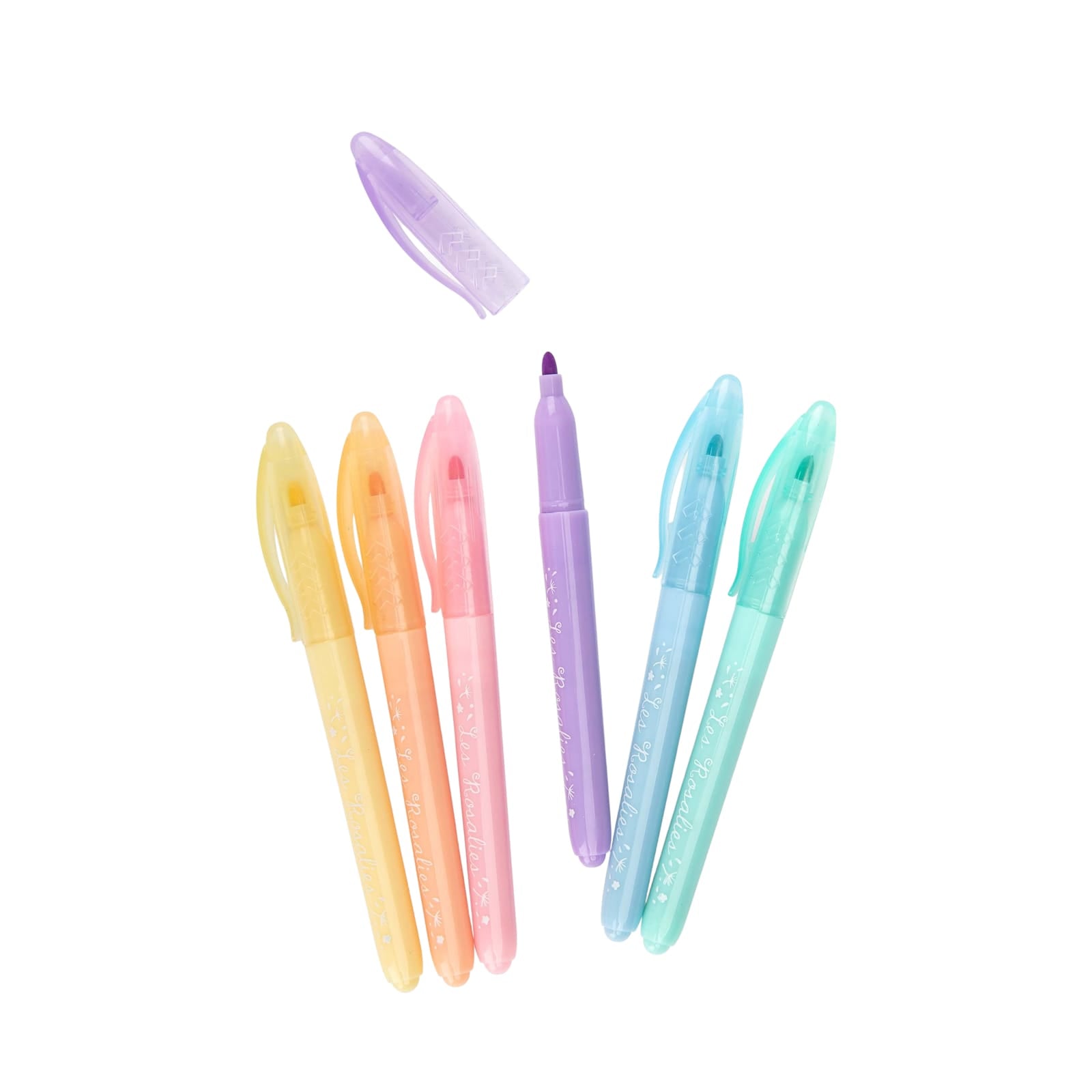6 Pastel Felt Tip Pens