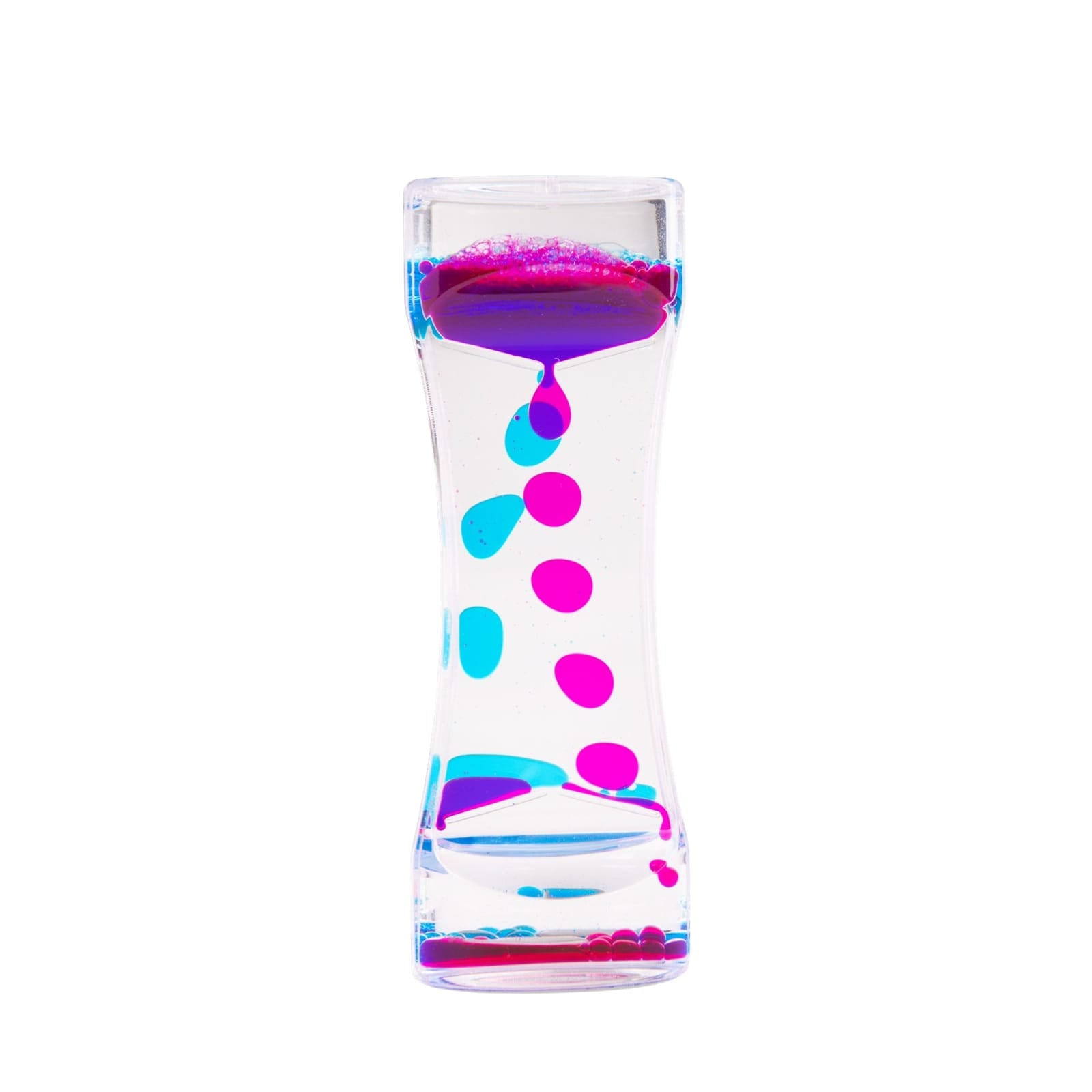 Liquid Neon Hourglass